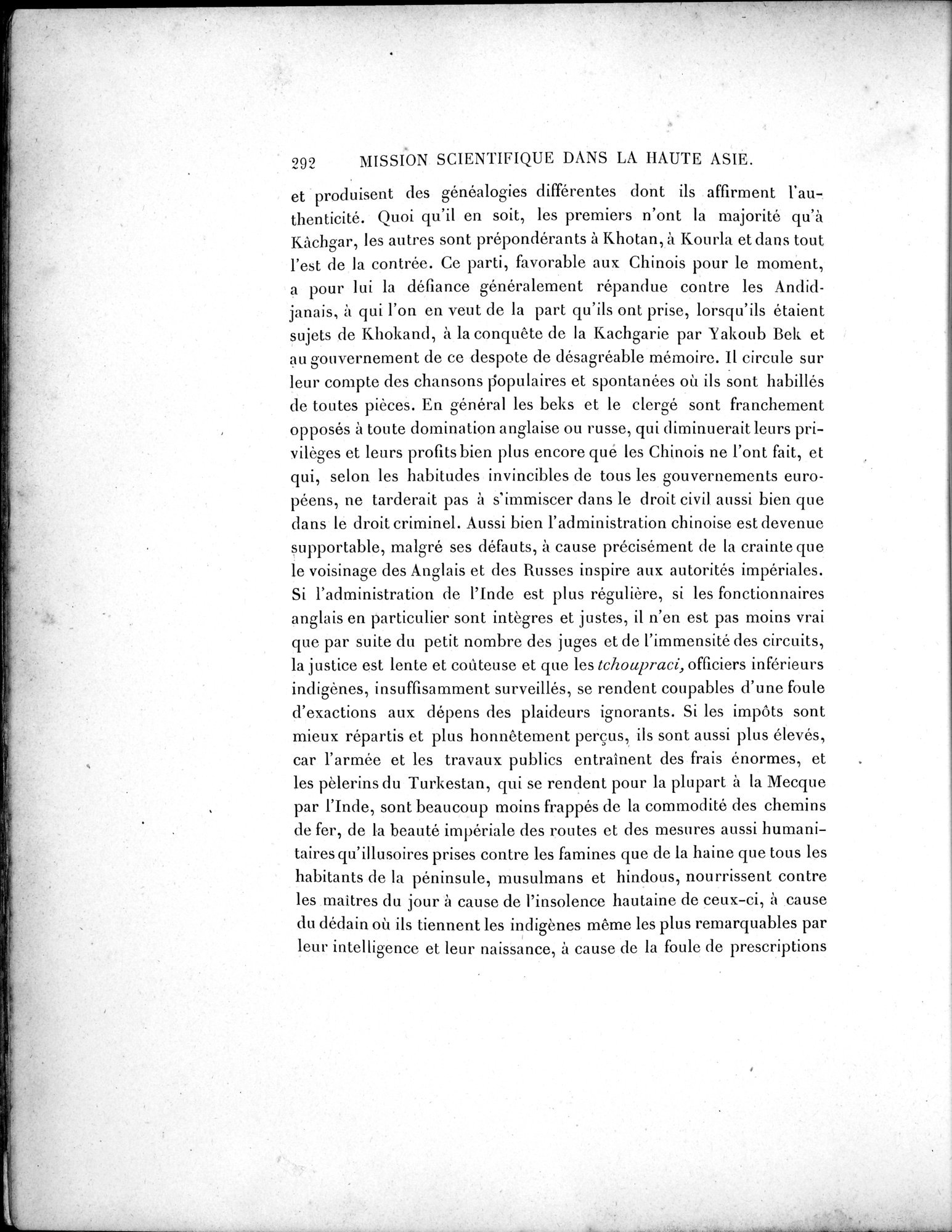 Mission Scientifique dans la Haute Asie 1890-1895 : vol.2 / Page 318 (Grayscale High Resolution Image)