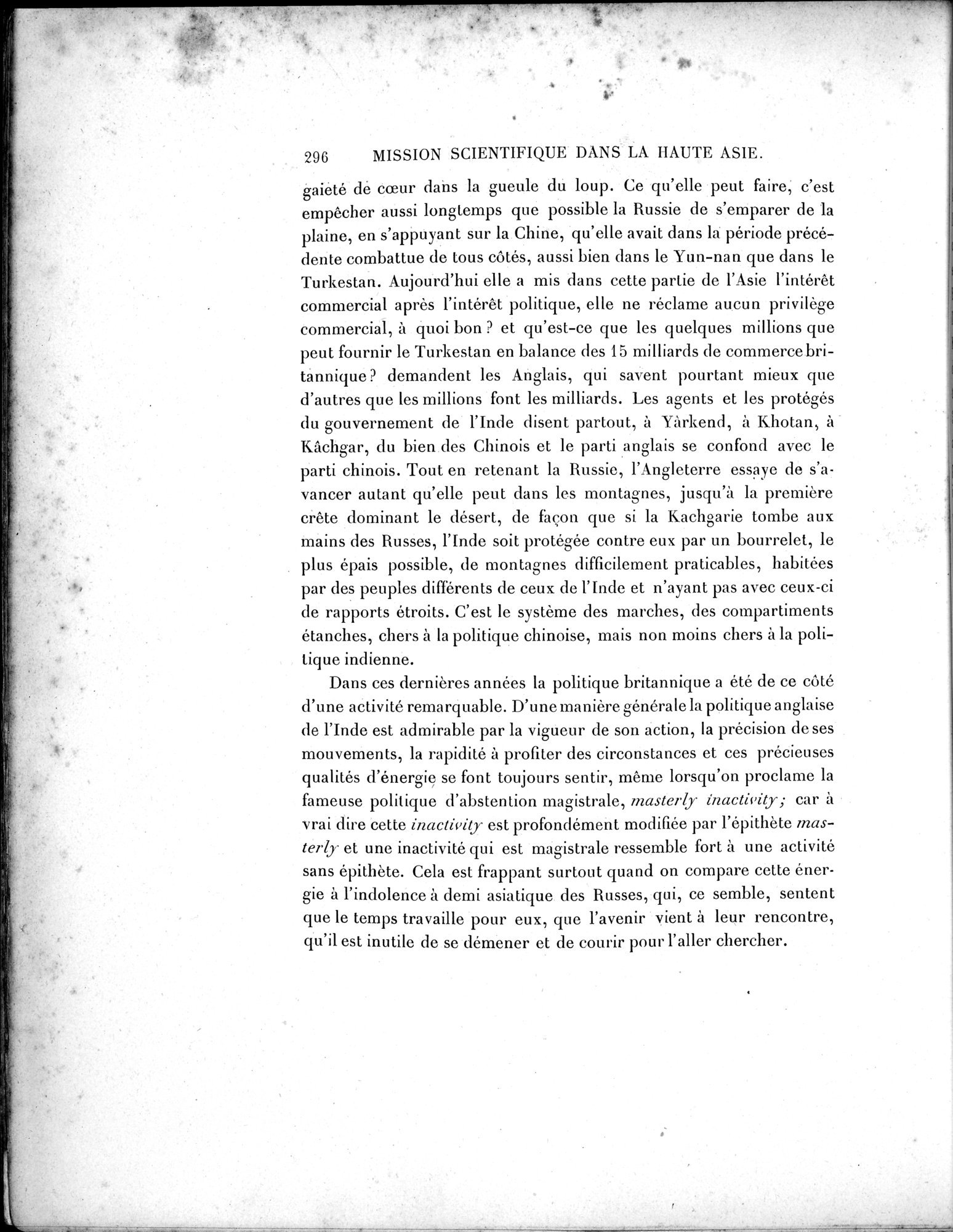 Mission Scientifique dans la Haute Asie 1890-1895 : vol.2 / 322 ページ（白黒高解像度画像）