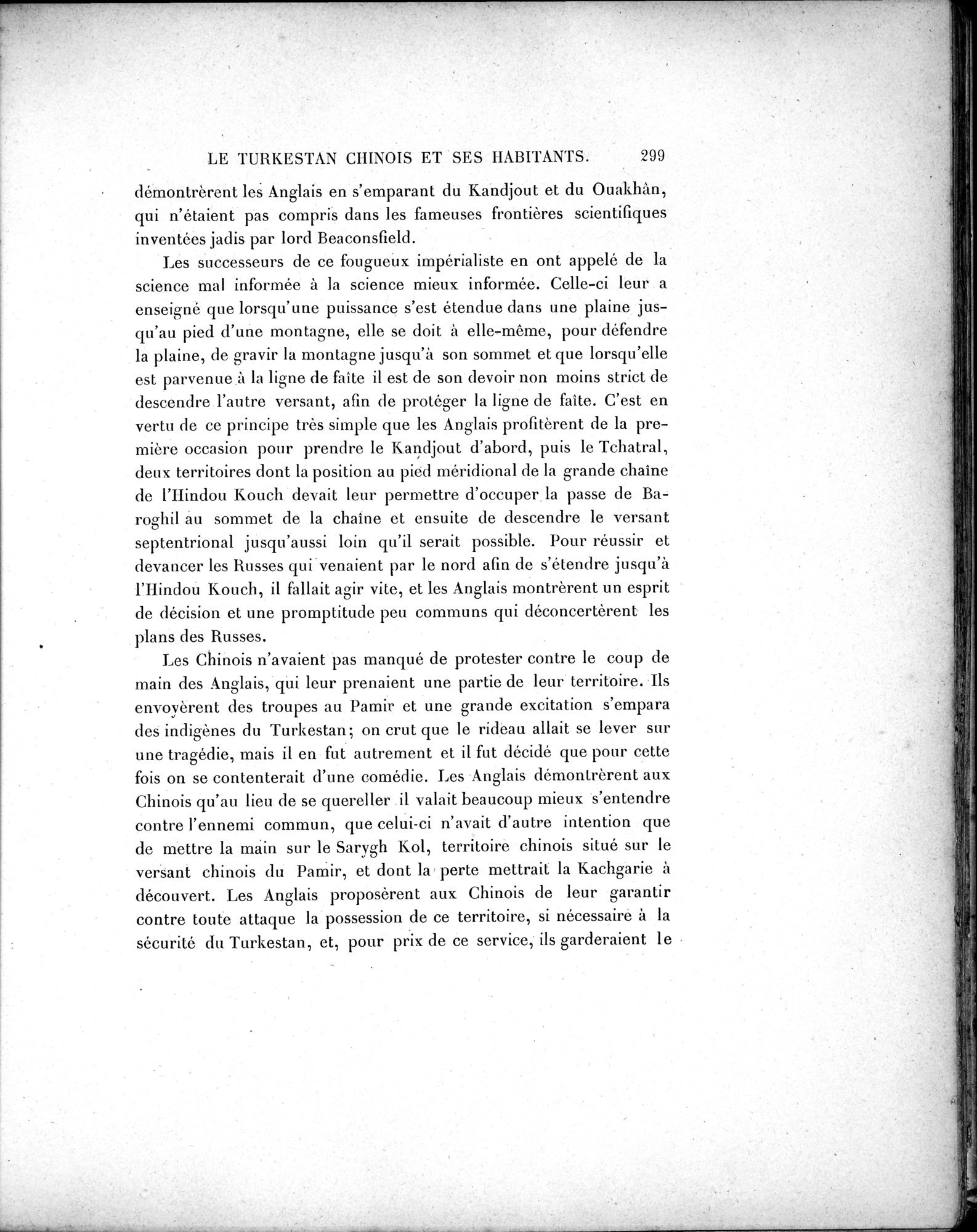 Mission Scientifique dans la Haute Asie 1890-1895 : vol.2 / 325 ページ（白黒高解像度画像）