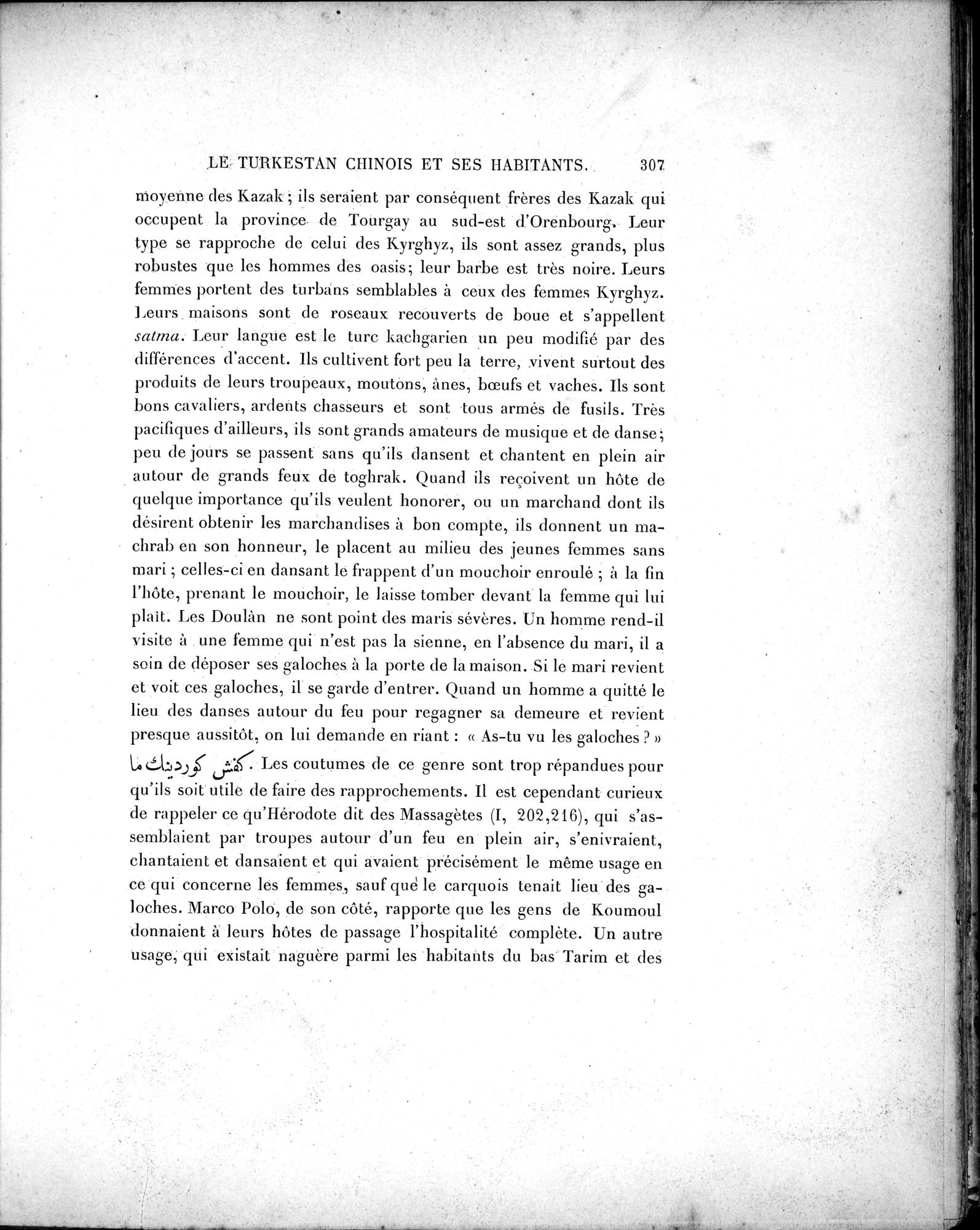 Mission Scientifique dans la Haute Asie 1890-1895 : vol.2 / 333 ページ（白黒高解像度画像）