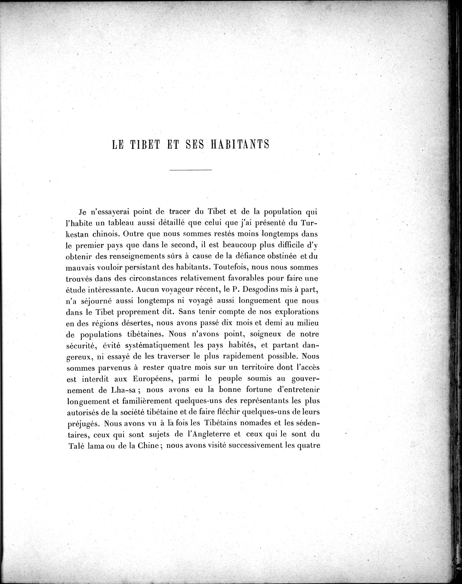 Mission Scientifique dans la Haute Asie 1890-1895 : vol.2 / Page 343 (Grayscale High Resolution Image)
