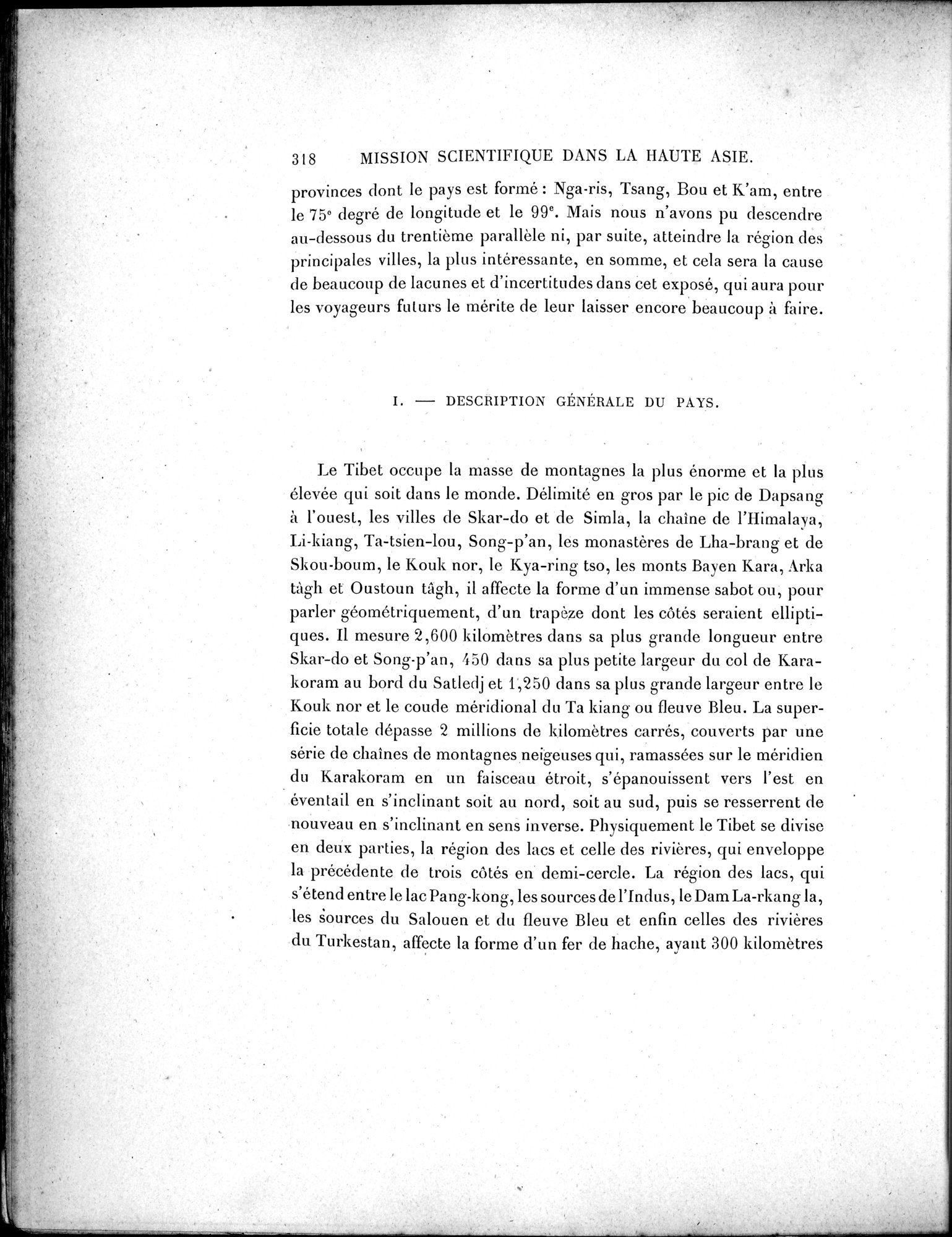 Mission Scientifique dans la Haute Asie 1890-1895 : vol.2 / Page 344 (Grayscale High Resolution Image)
