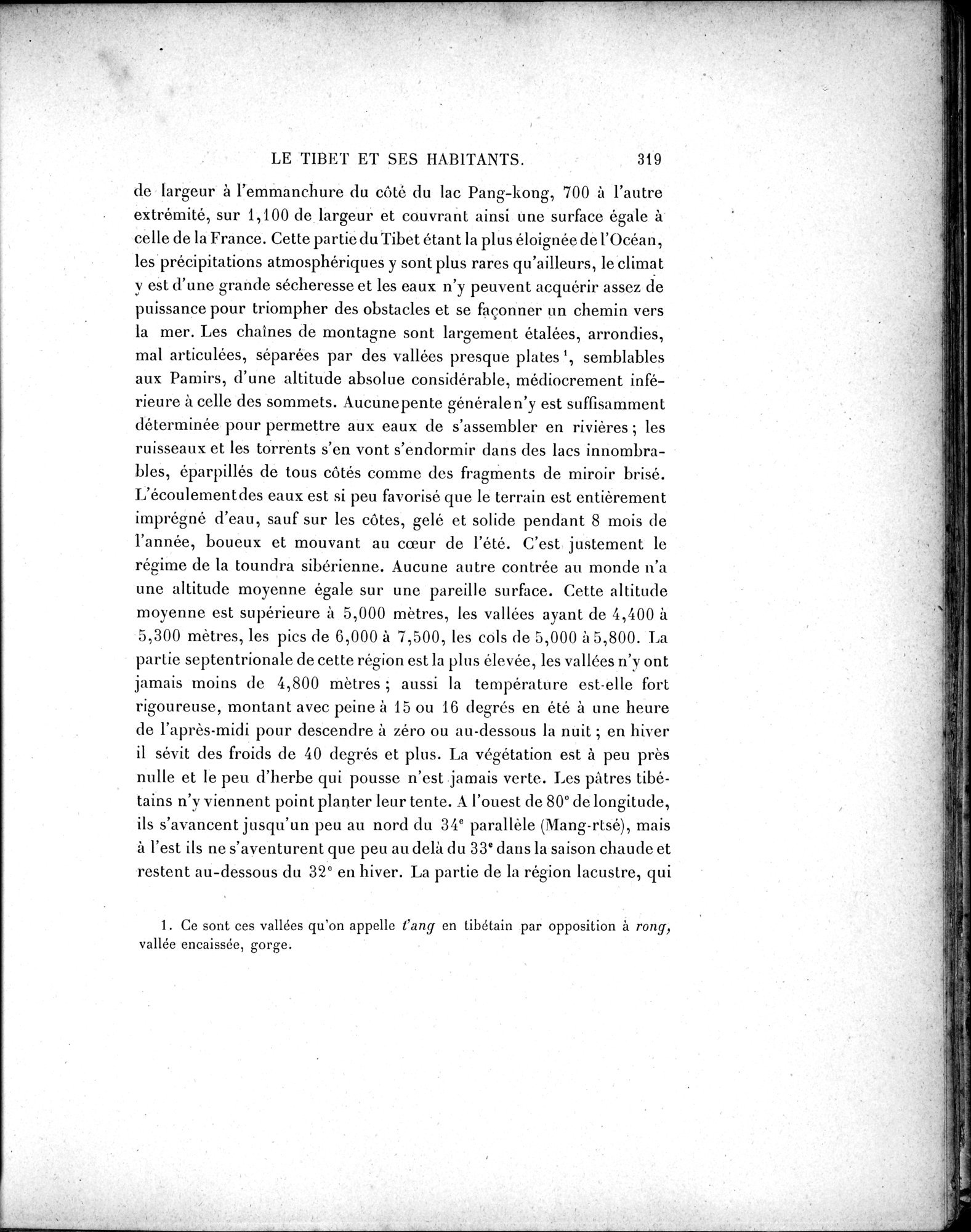 Mission Scientifique dans la Haute Asie 1890-1895 : vol.2 / 345 ページ（白黒高解像度画像）