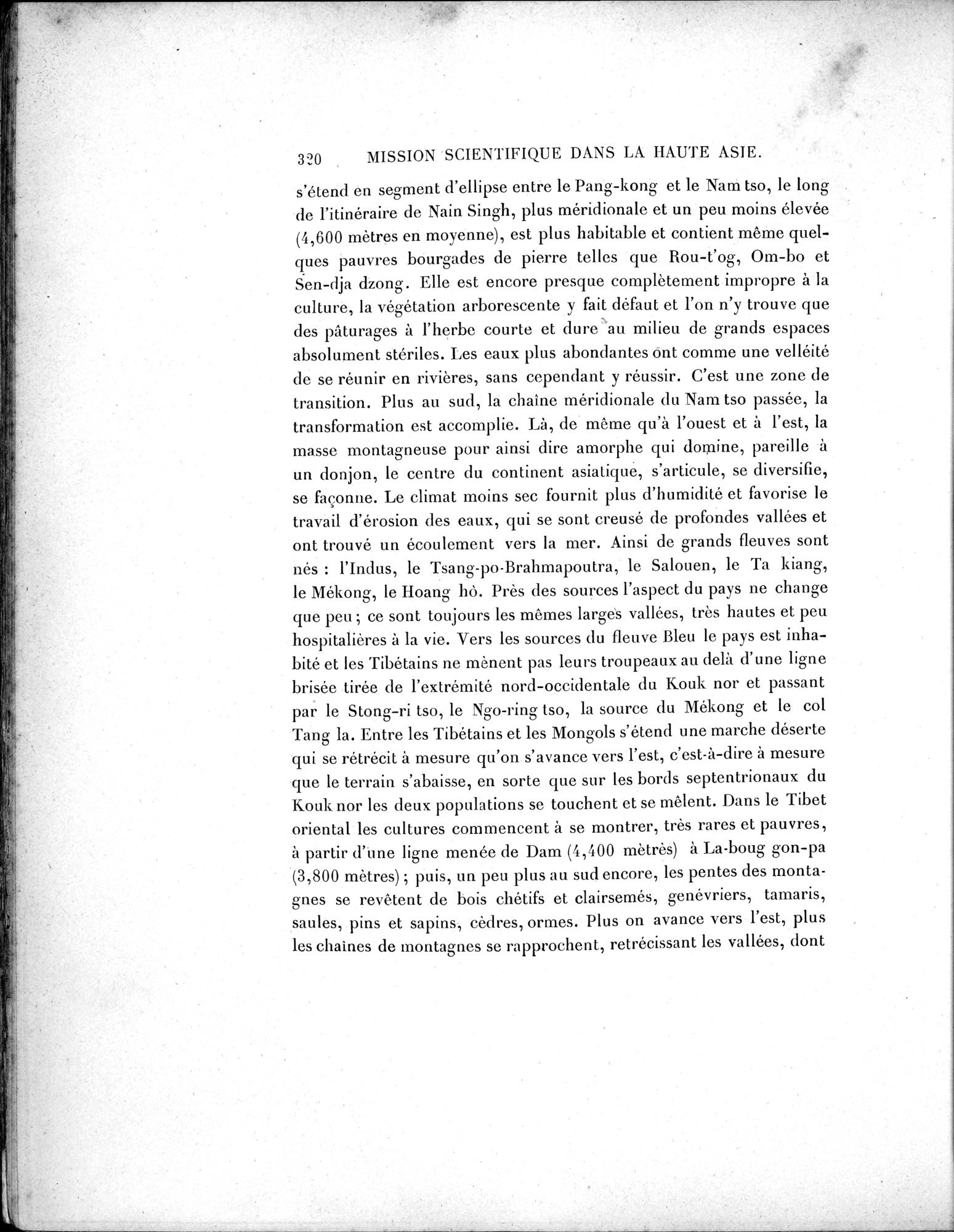 Mission Scientifique dans la Haute Asie 1890-1895 : vol.2 / 346 ページ（白黒高解像度画像）