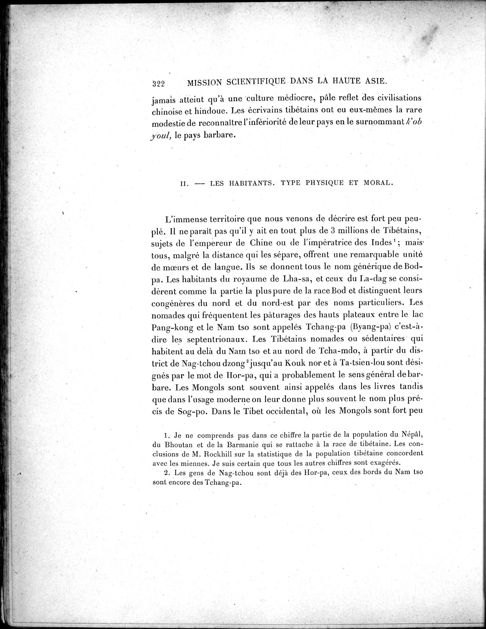 Mission Scientifique dans la Haute Asie 1890-1895 : vol.2 / Page 348 (Grayscale High Resolution Image)