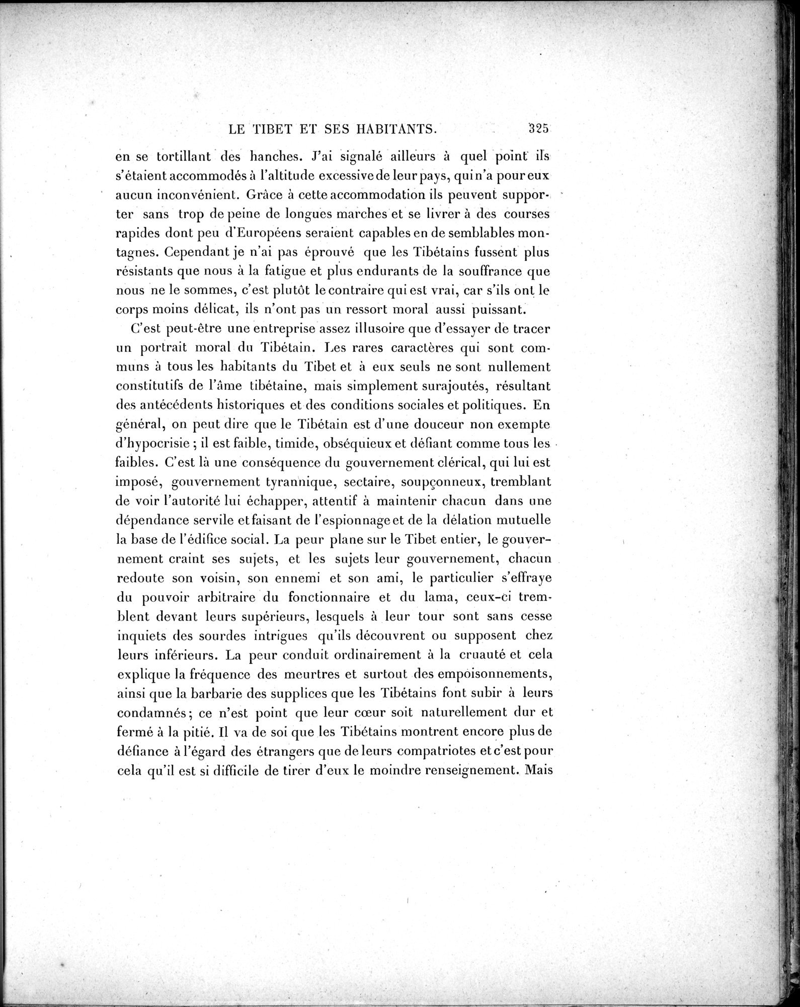 Mission Scientifique dans la Haute Asie 1890-1895 : vol.2 / 351 ページ（白黒高解像度画像）