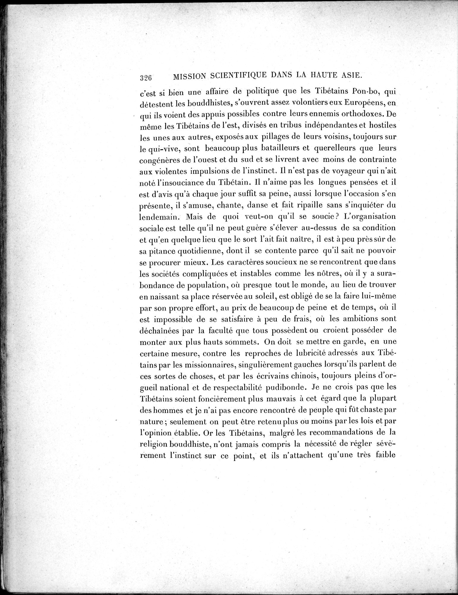 Mission Scientifique dans la Haute Asie 1890-1895 : vol.2 / 352 ページ（白黒高解像度画像）