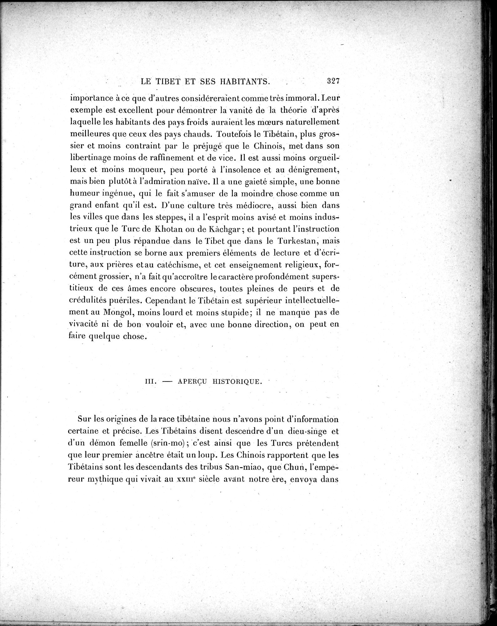 Mission Scientifique dans la Haute Asie 1890-1895 : vol.2 / Page 353 (Grayscale High Resolution Image)