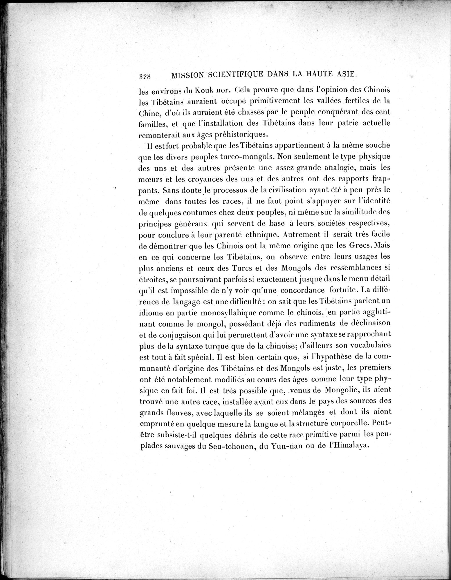 Mission Scientifique dans la Haute Asie 1890-1895 : vol.2 / 354 ページ（白黒高解像度画像）