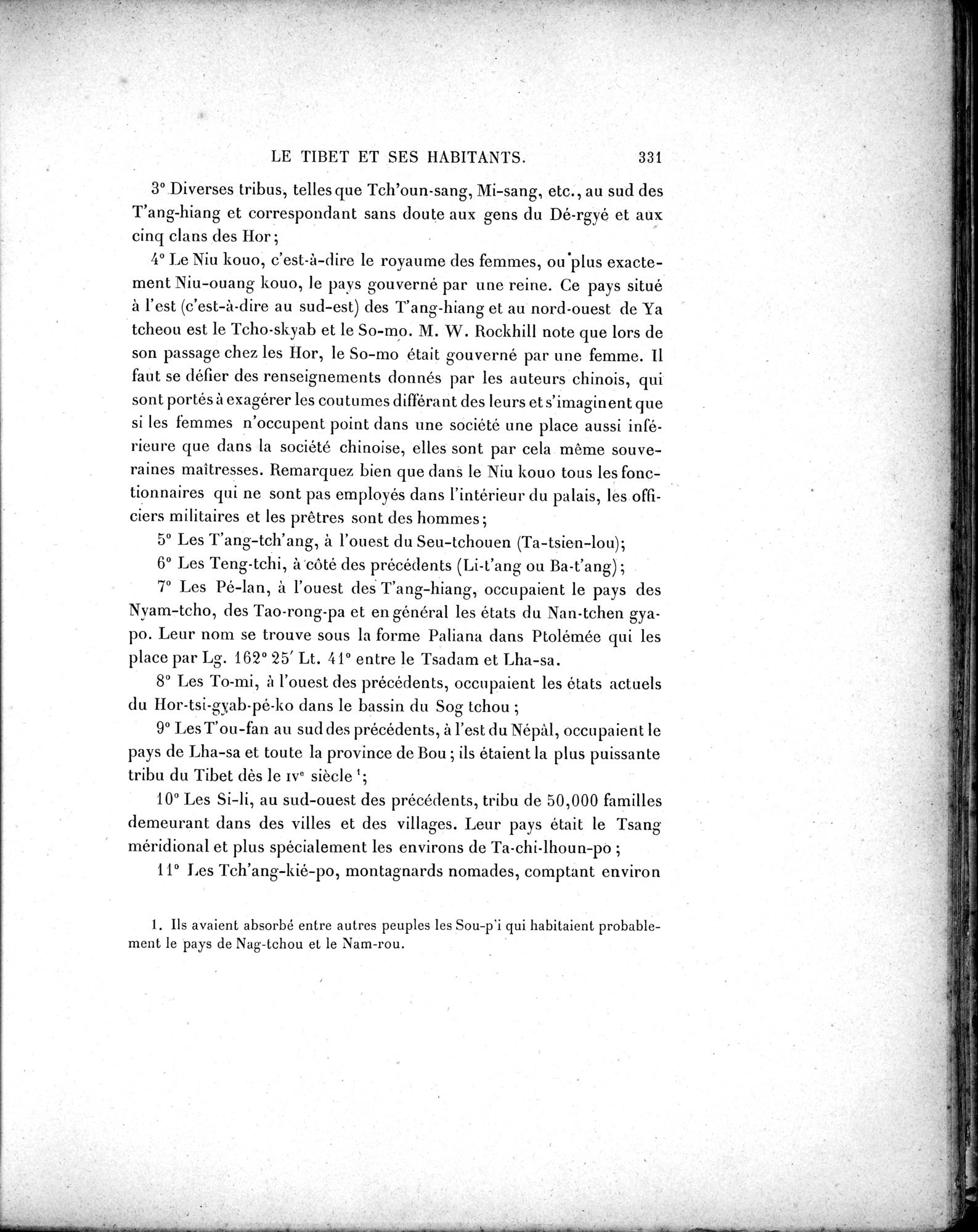 Mission Scientifique dans la Haute Asie 1890-1895 : vol.2 / 357 ページ（白黒高解像度画像）