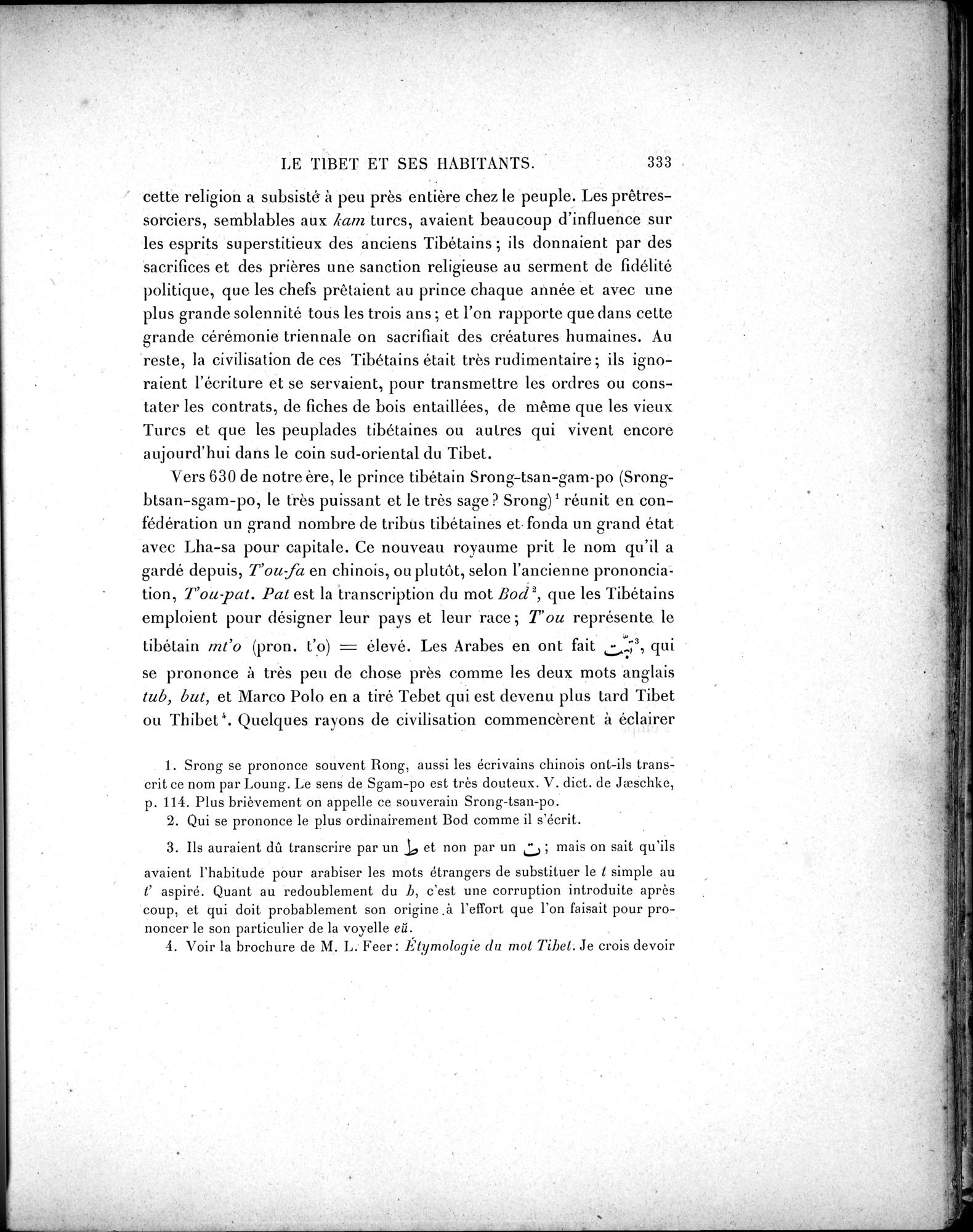Mission Scientifique dans la Haute Asie 1890-1895 : vol.2 / 359 ページ（白黒高解像度画像）