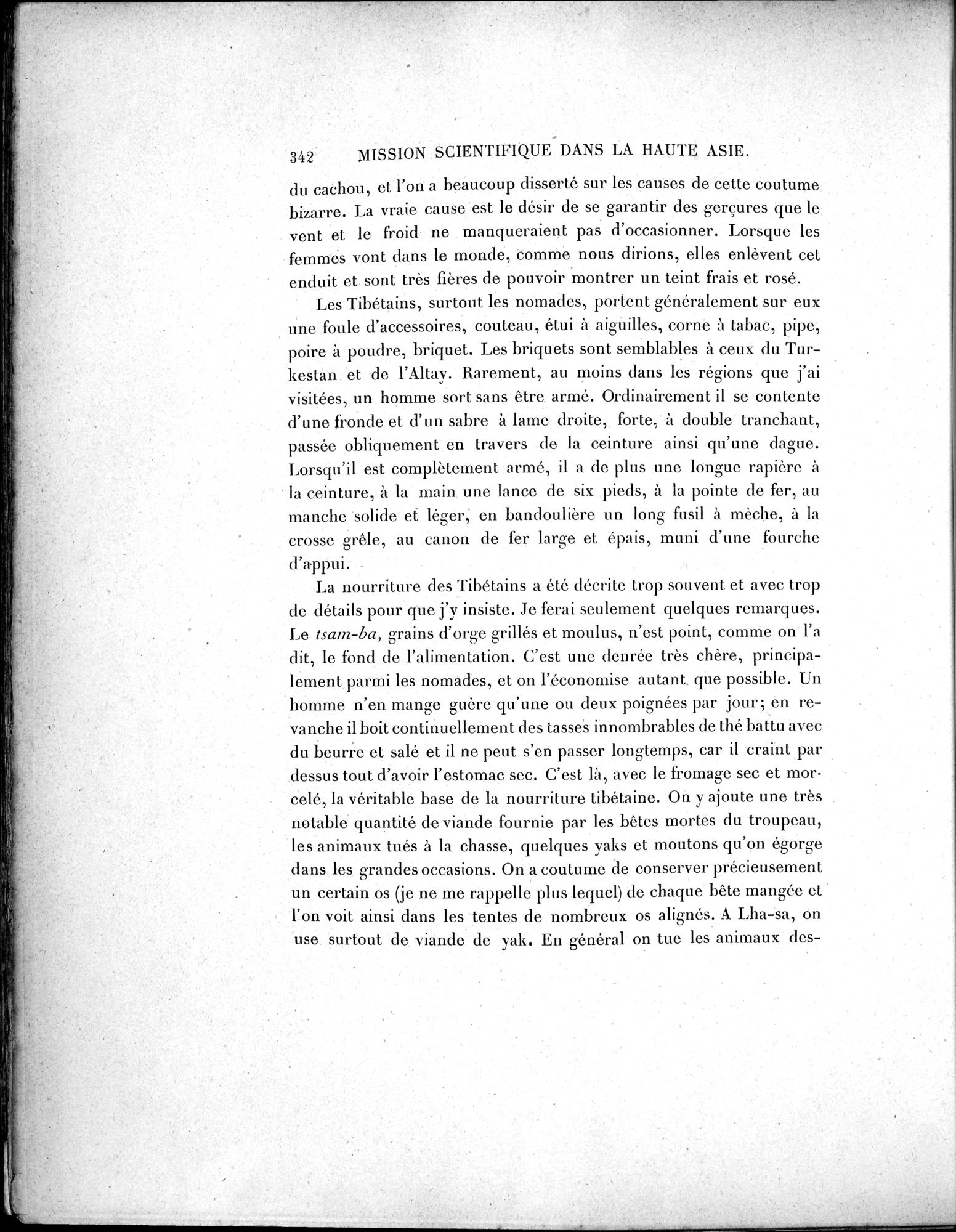 Mission Scientifique dans la Haute Asie 1890-1895 : vol.2 / Page 368 (Grayscale High Resolution Image)