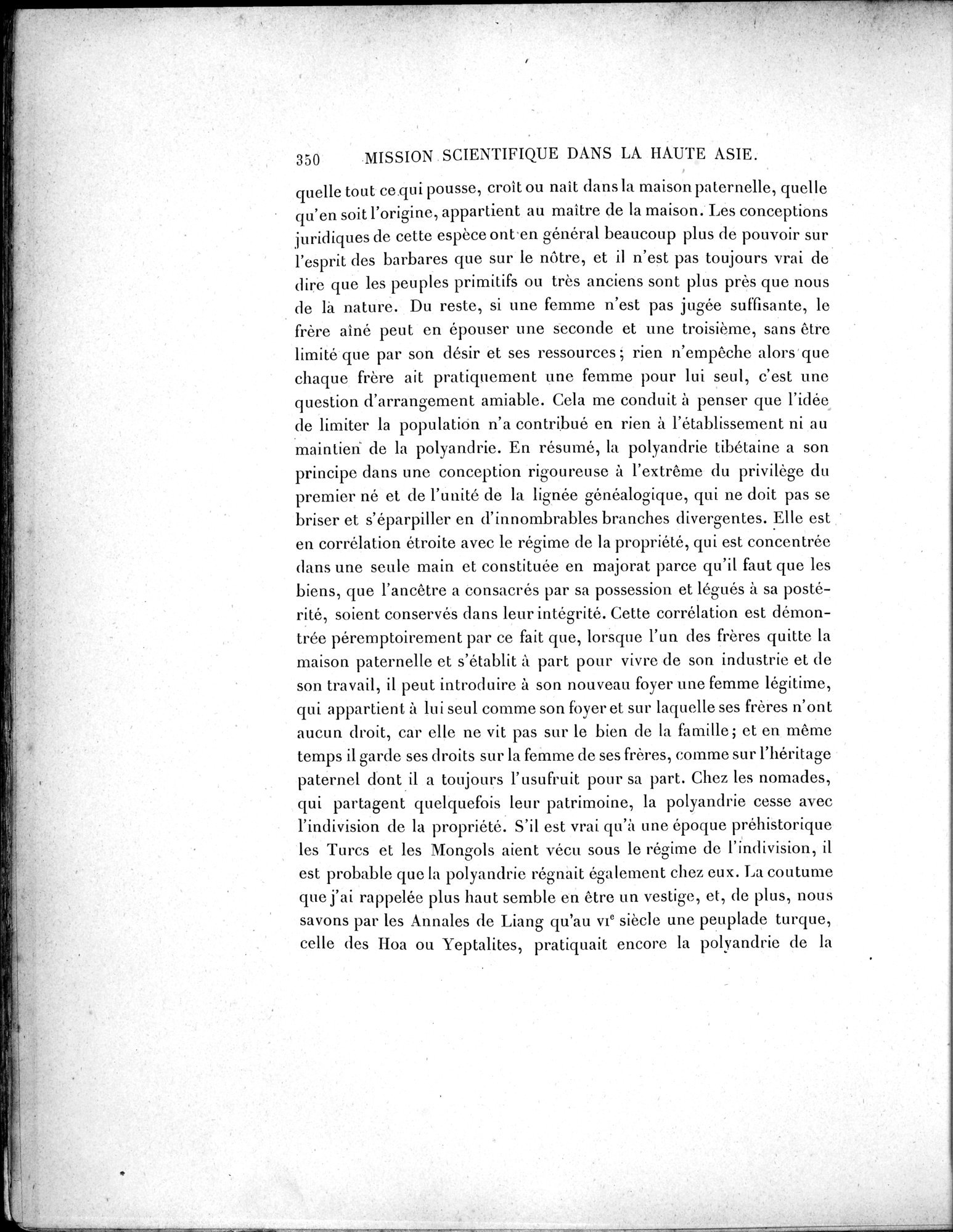 Mission Scientifique dans la Haute Asie 1890-1895 : vol.2 / Page 376 (Grayscale High Resolution Image)