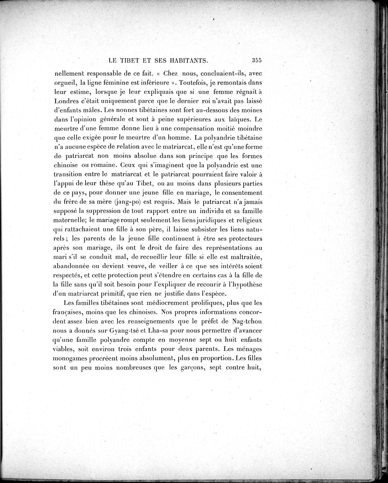 Mission Scientifique dans la Haute Asie 1890-1895 : vol.2 / 381 ページ（白黒高解像度画像）