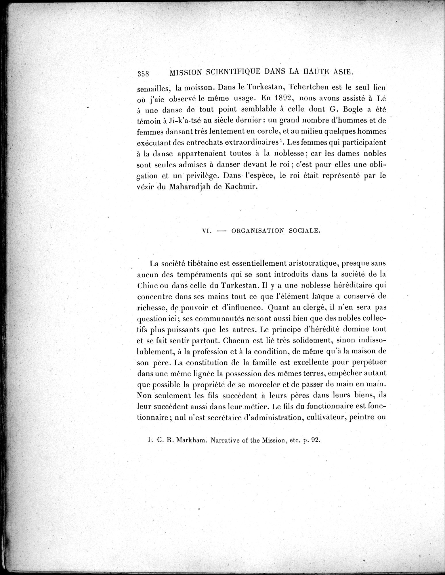 Mission Scientifique dans la Haute Asie 1890-1895 : vol.2 / 384 ページ（白黒高解像度画像）