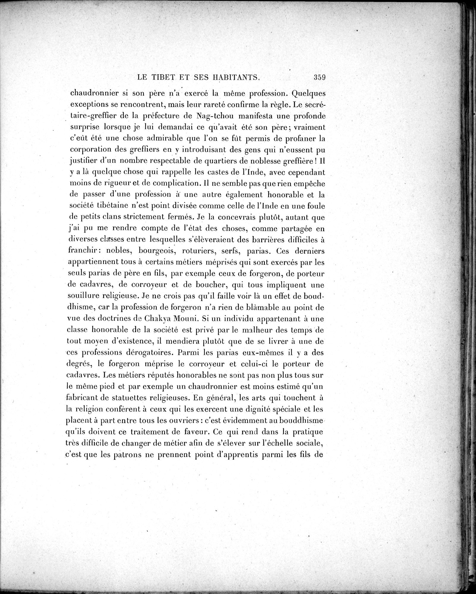Mission Scientifique dans la Haute Asie 1890-1895 : vol.2 / 385 ページ（白黒高解像度画像）