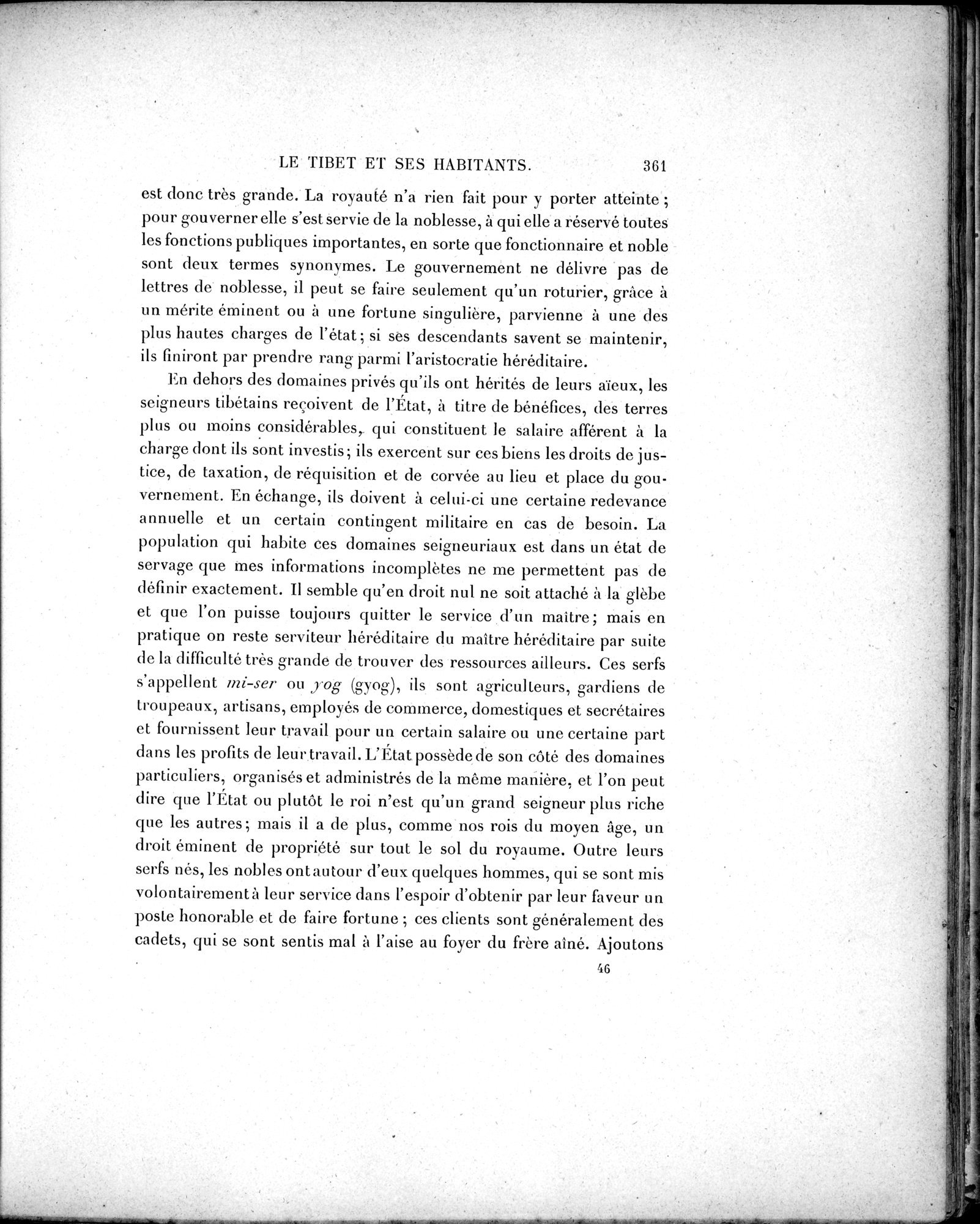 Mission Scientifique dans la Haute Asie 1890-1895 : vol.2 / 387 ページ（白黒高解像度画像）