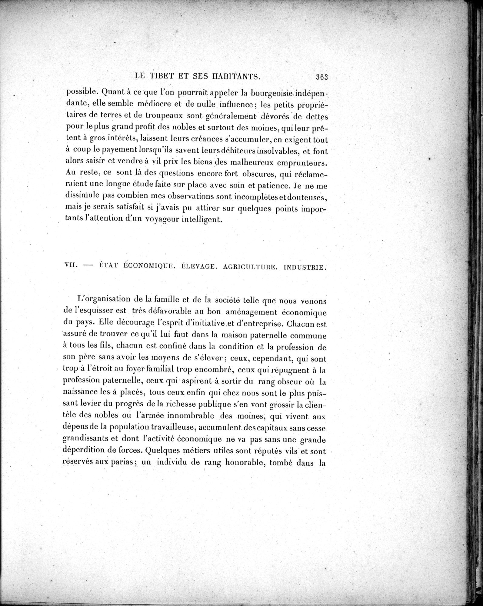 Mission Scientifique dans la Haute Asie 1890-1895 : vol.2 / 389 ページ（白黒高解像度画像）