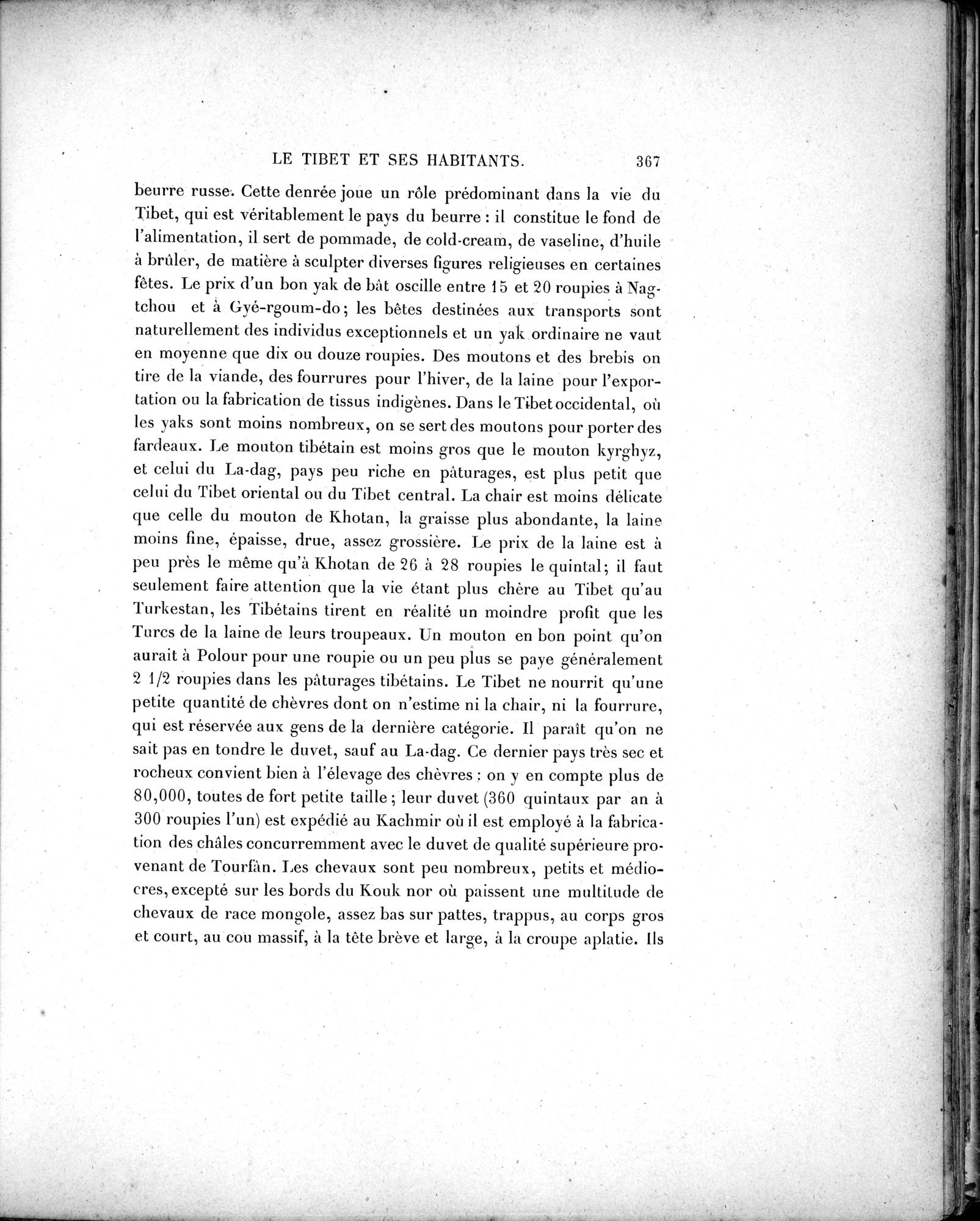 Mission Scientifique dans la Haute Asie 1890-1895 : vol.2 / 393 ページ（白黒高解像度画像）