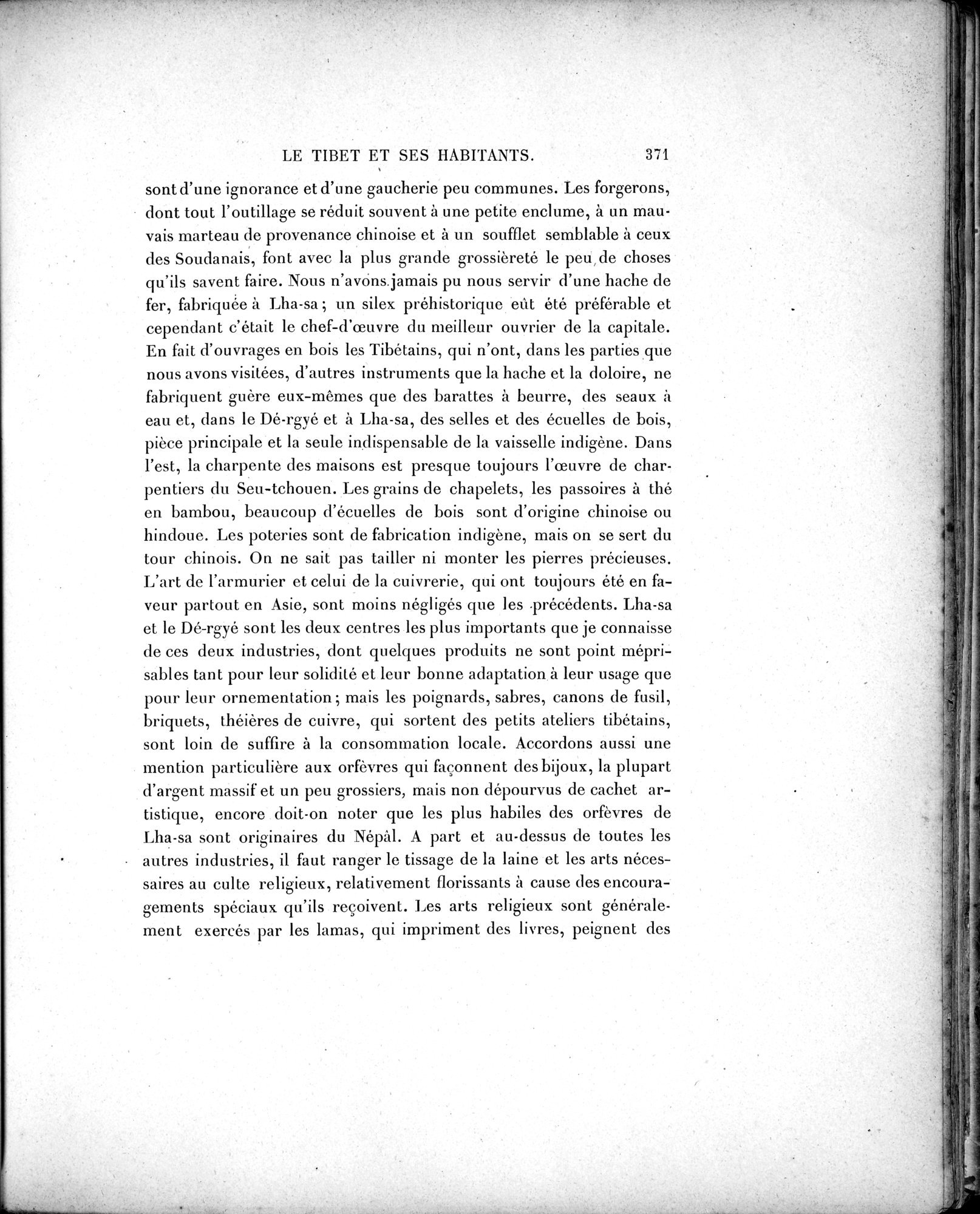 Mission Scientifique dans la Haute Asie 1890-1895 : vol.2 / Page 397 (Grayscale High Resolution Image)