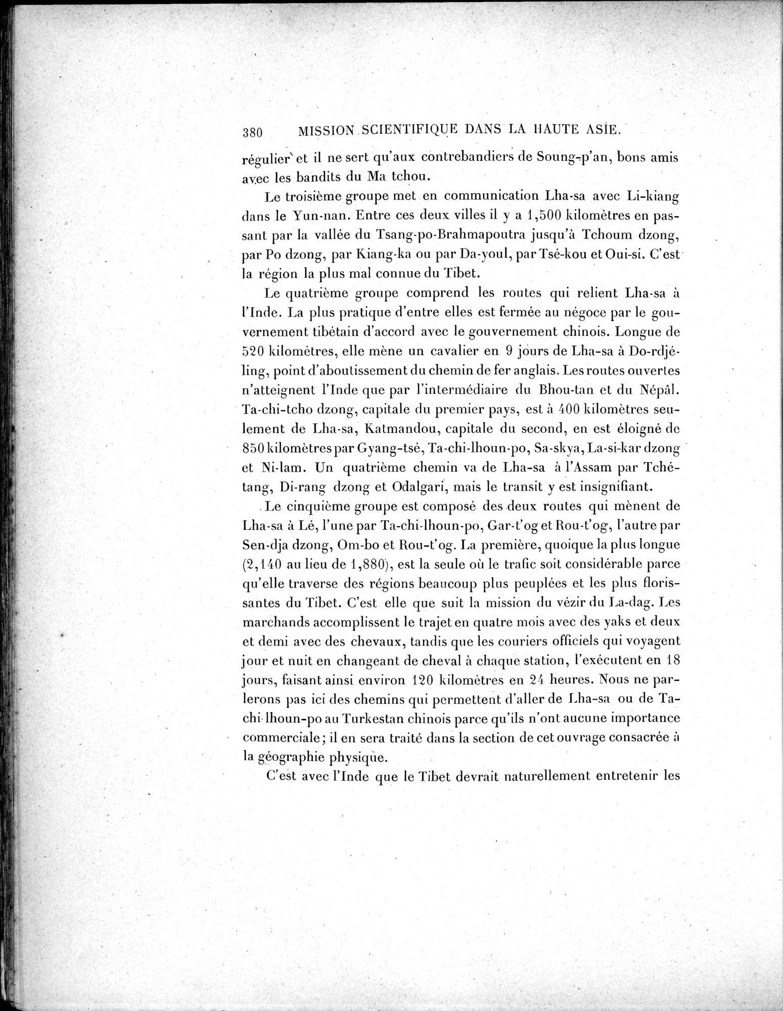 Mission Scientifique dans la Haute Asie 1890-1895 : vol.2 / Page 406 (Grayscale High Resolution Image)