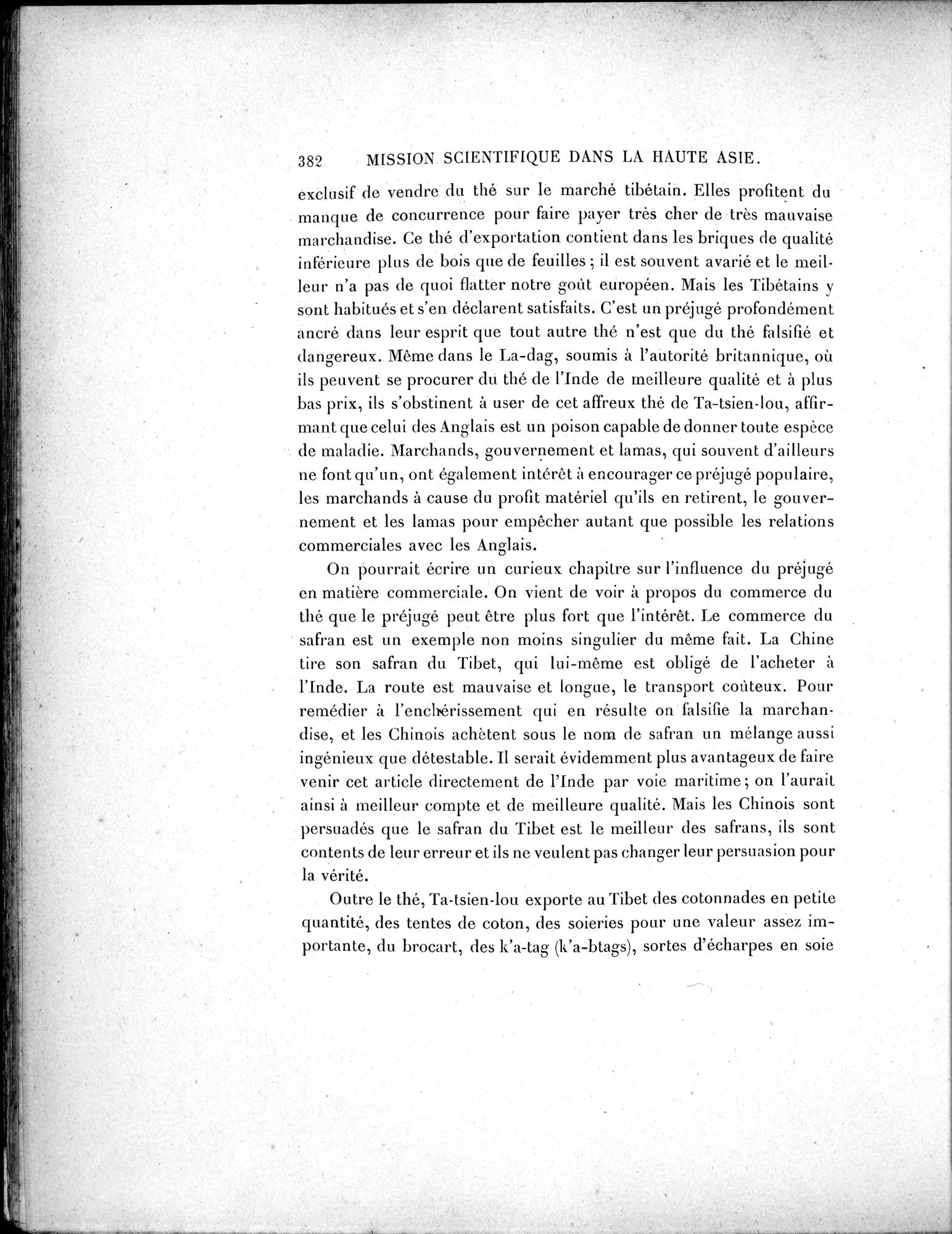 Mission Scientifique dans la Haute Asie 1890-1895 : vol.2 / 408 ページ（白黒高解像度画像）