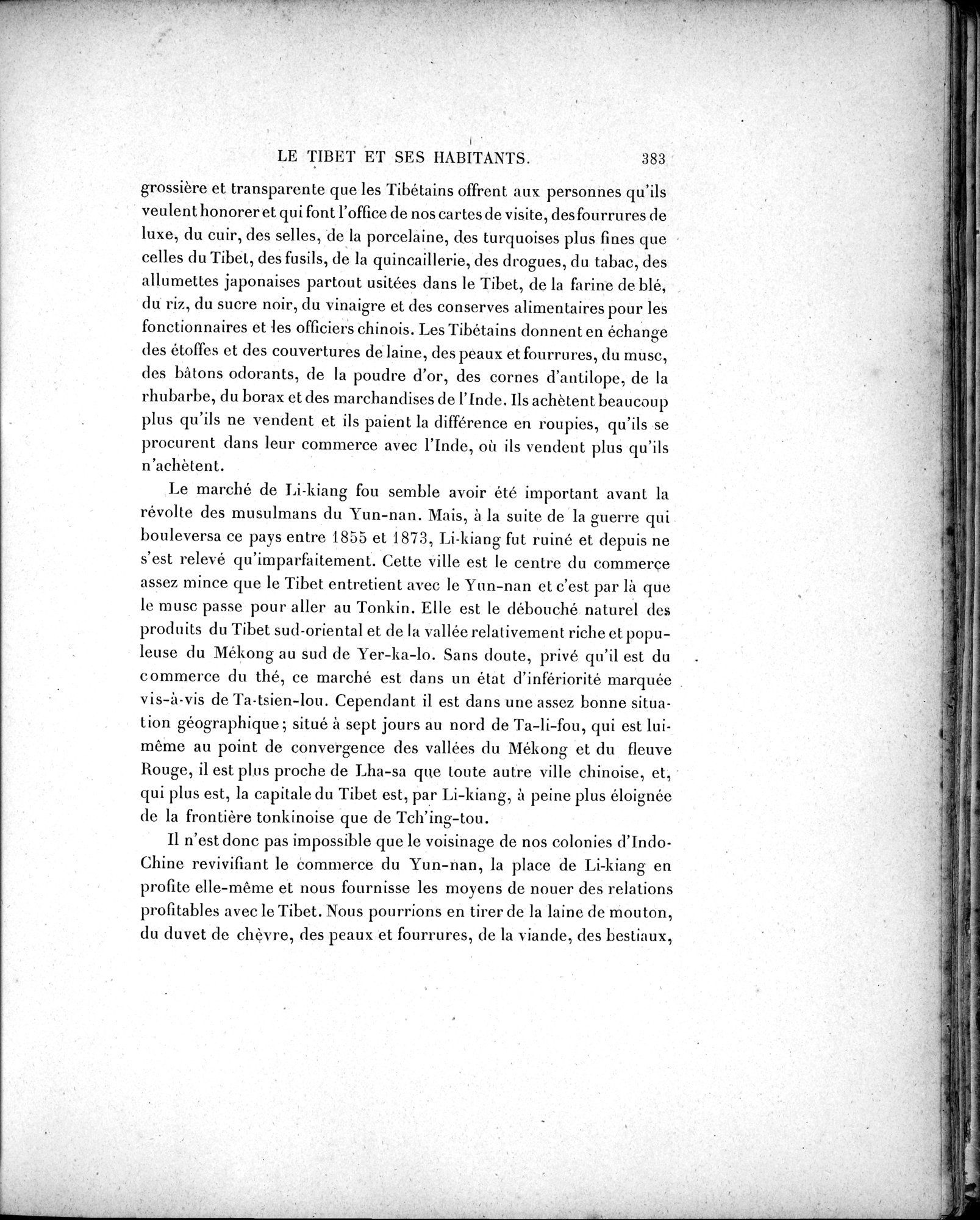 Mission Scientifique dans la Haute Asie 1890-1895 : vol.2 / 409 ページ（白黒高解像度画像）