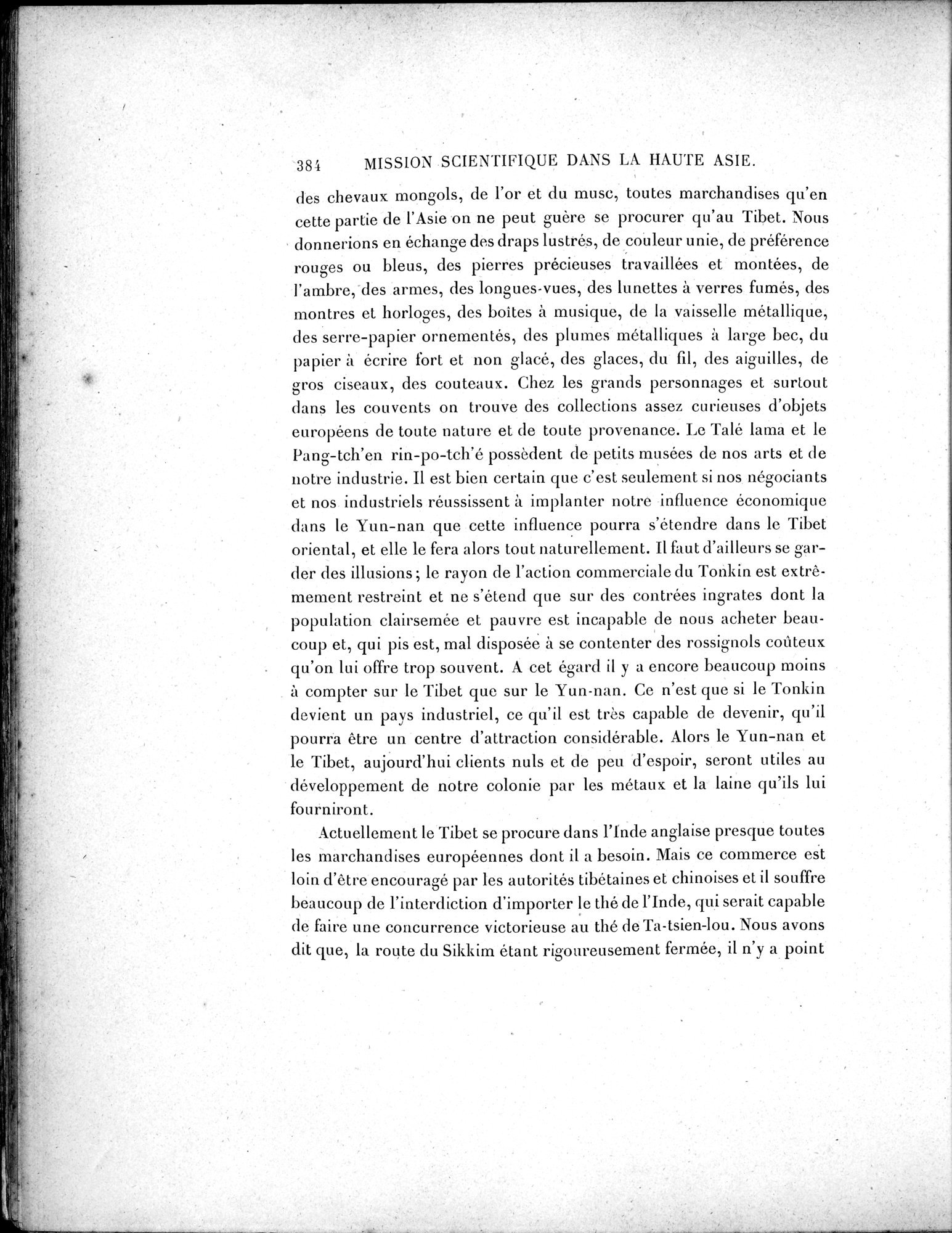 Mission Scientifique dans la Haute Asie 1890-1895 : vol.2 / Page 410 (Grayscale High Resolution Image)