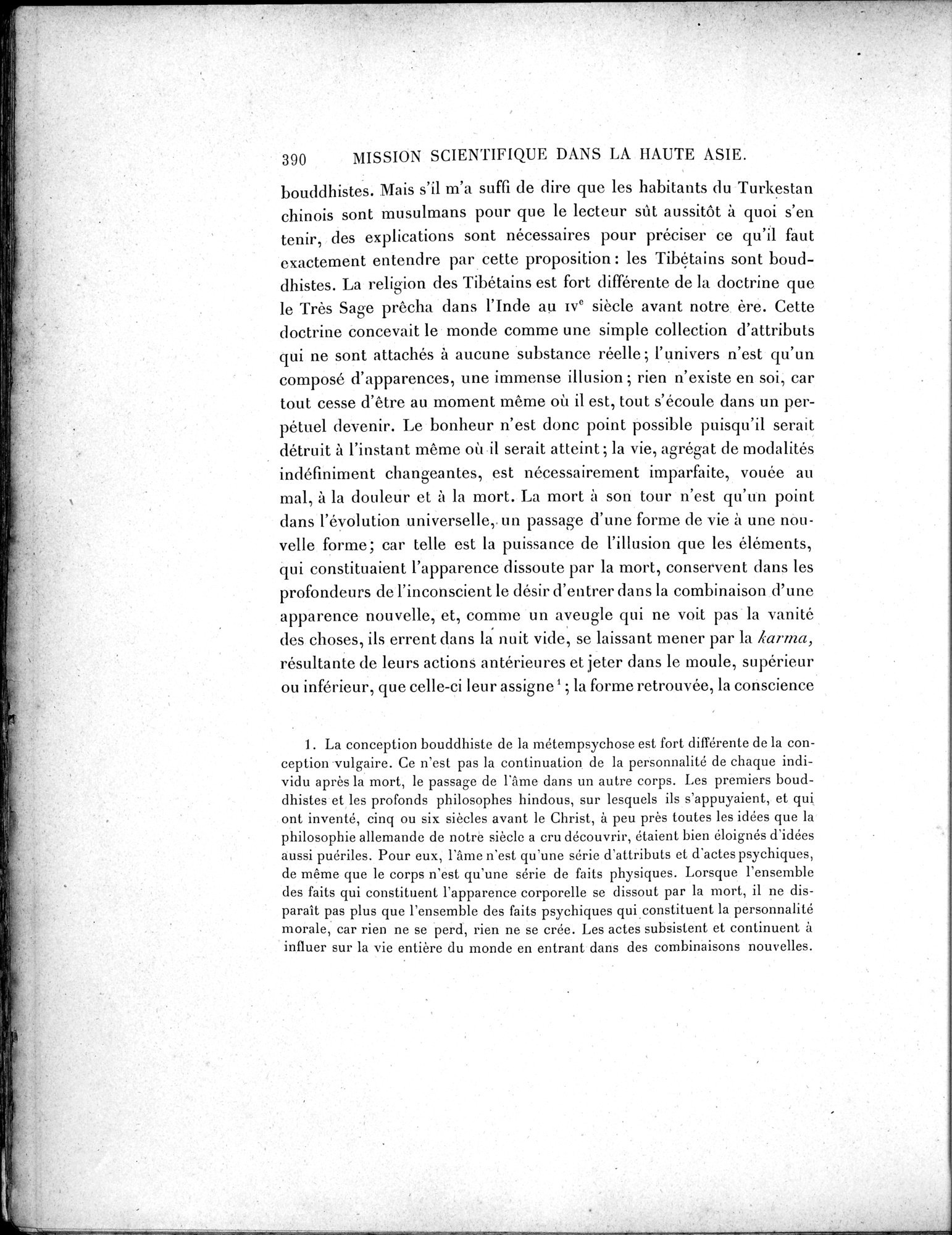 Mission Scientifique dans la Haute Asie 1890-1895 : vol.2 / 416 ページ（白黒高解像度画像）