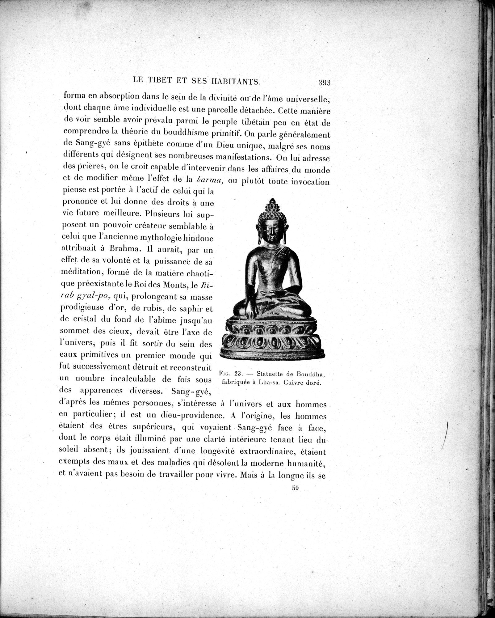 Mission Scientifique dans la Haute Asie 1890-1895 : vol.2 / 419 ページ（白黒高解像度画像）