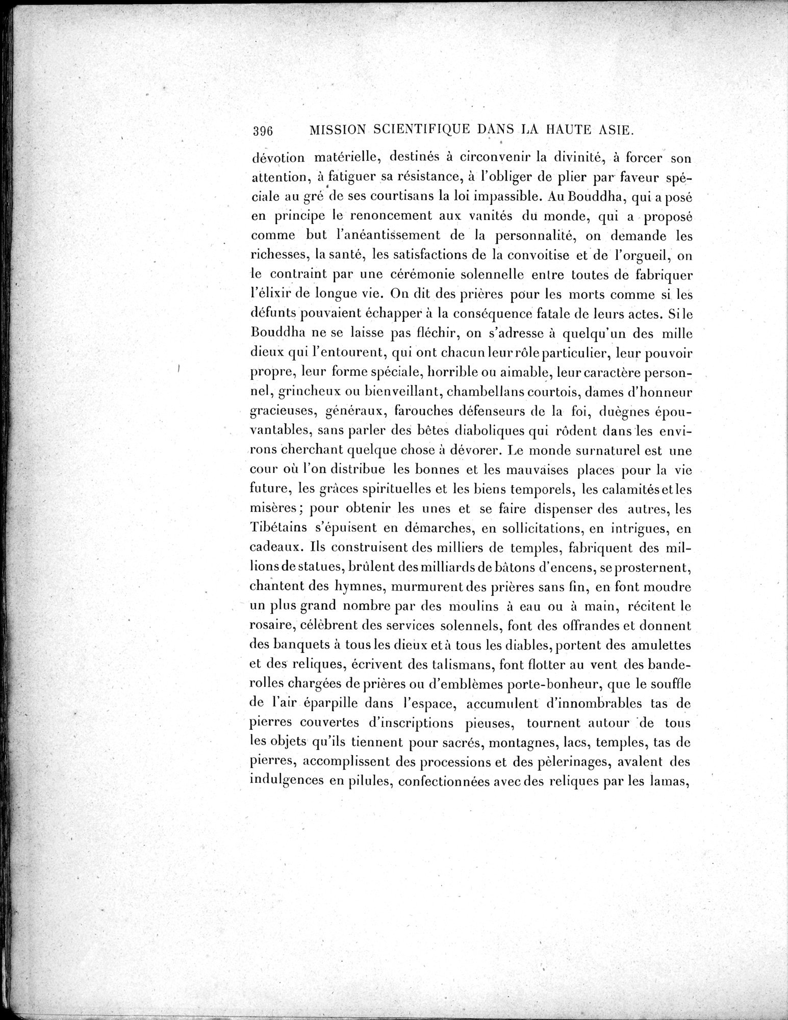 Mission Scientifique dans la Haute Asie 1890-1895 : vol.2 / 422 ページ（白黒高解像度画像）