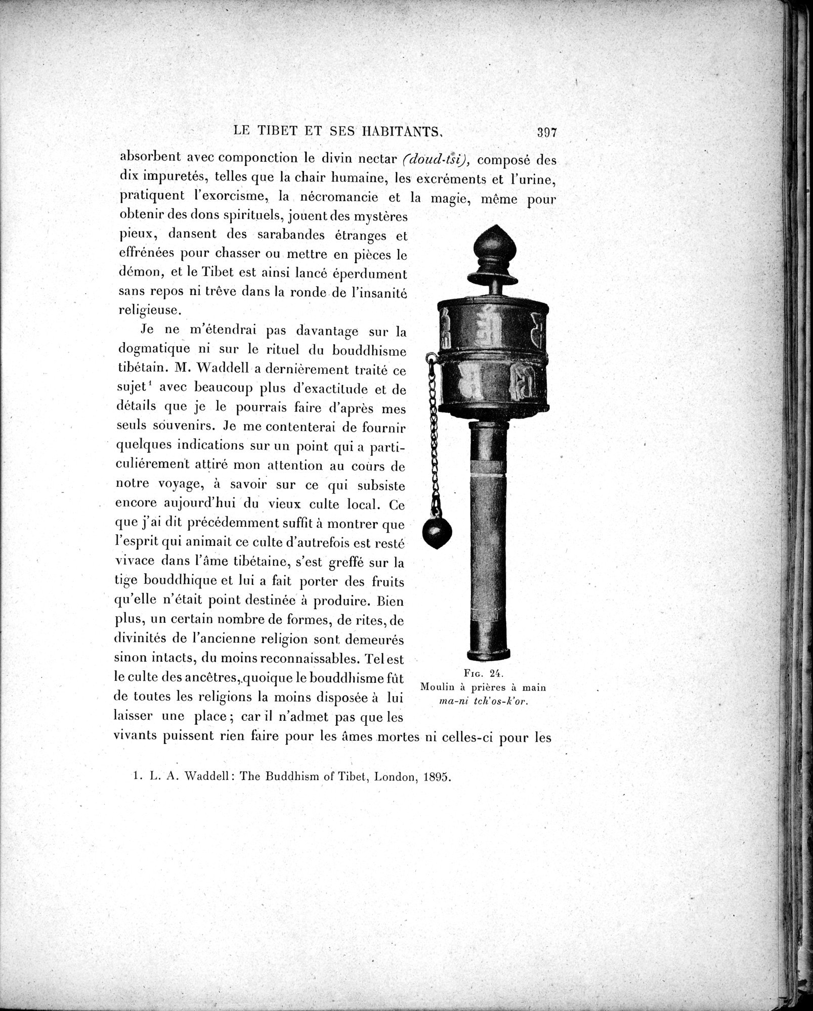 Mission Scientifique dans la Haute Asie 1890-1895 : vol.2 / 423 ページ（白黒高解像度画像）