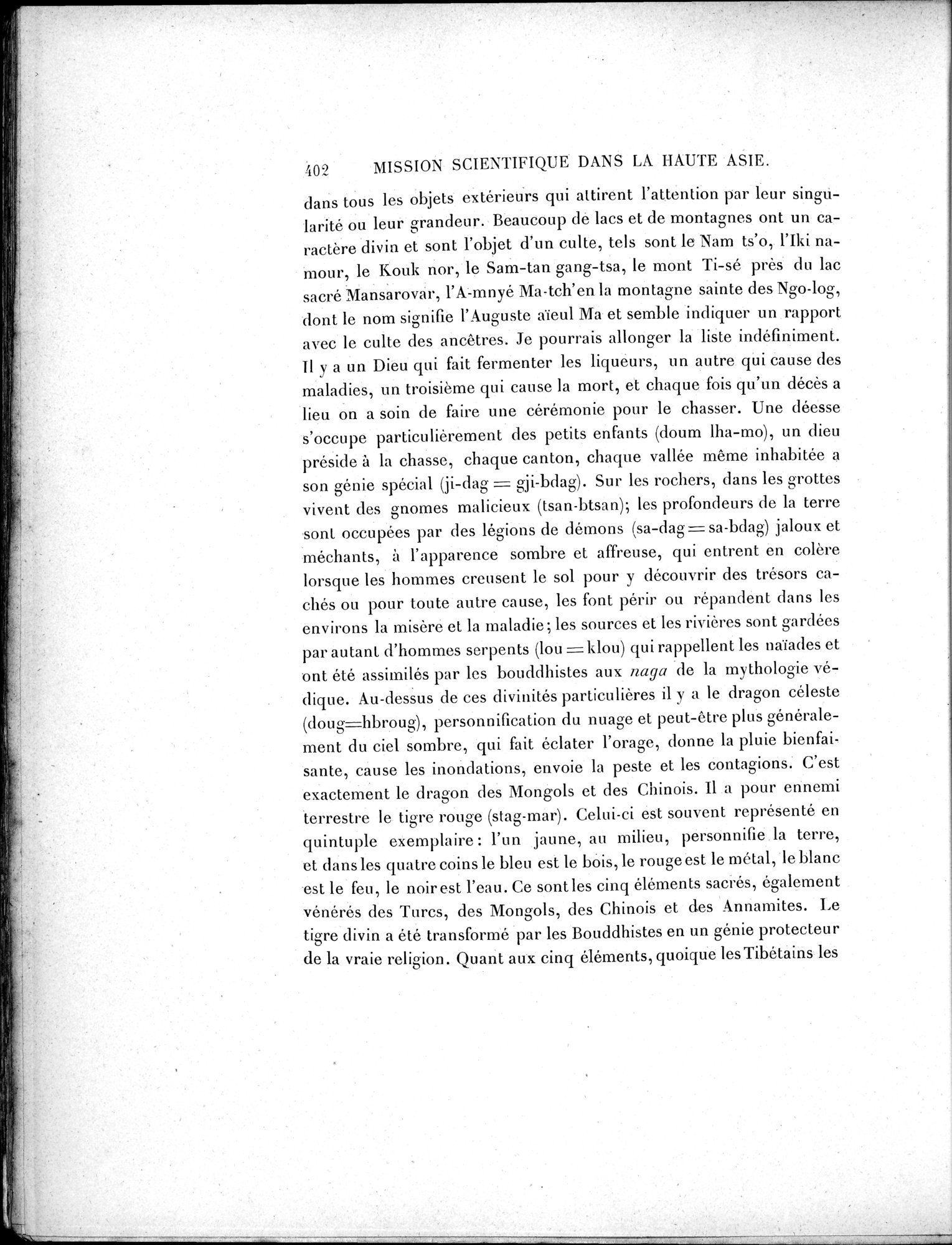 Mission Scientifique dans la Haute Asie 1890-1895 : vol.2 / 428 ページ（白黒高解像度画像）