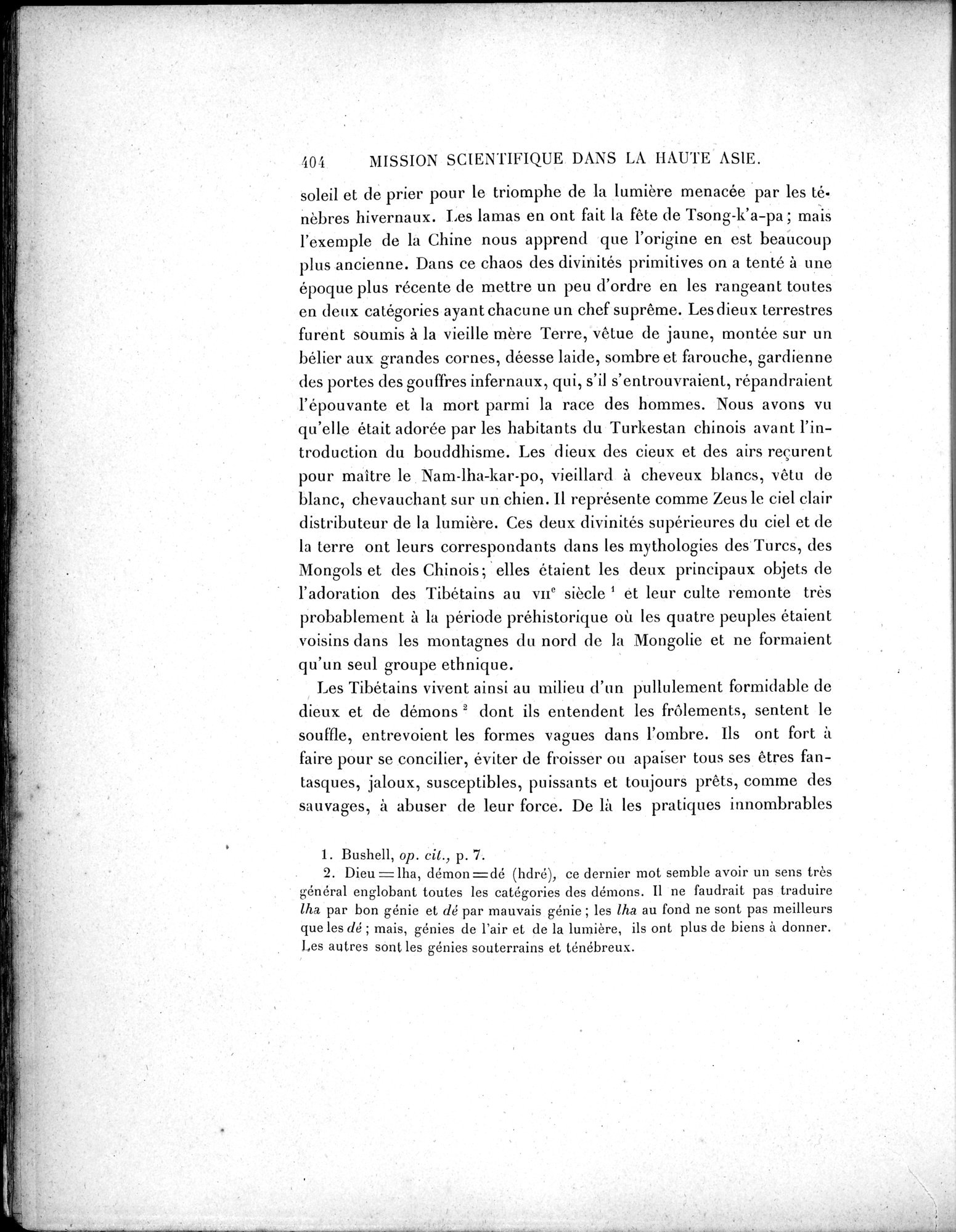 Mission Scientifique dans la Haute Asie 1890-1895 : vol.2 / 430 ページ（白黒高解像度画像）
