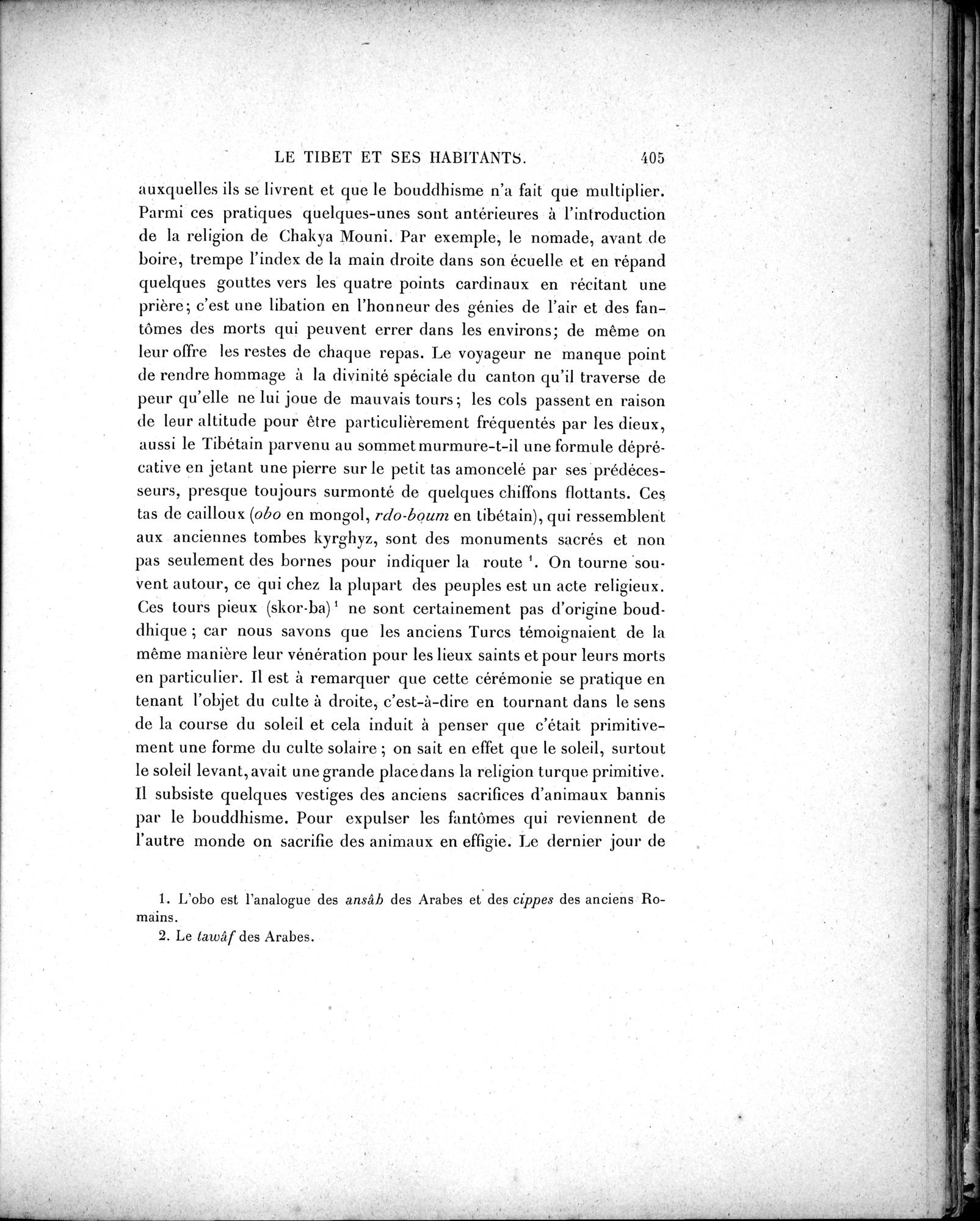 Mission Scientifique dans la Haute Asie 1890-1895 : vol.2 / 431 ページ（白黒高解像度画像）