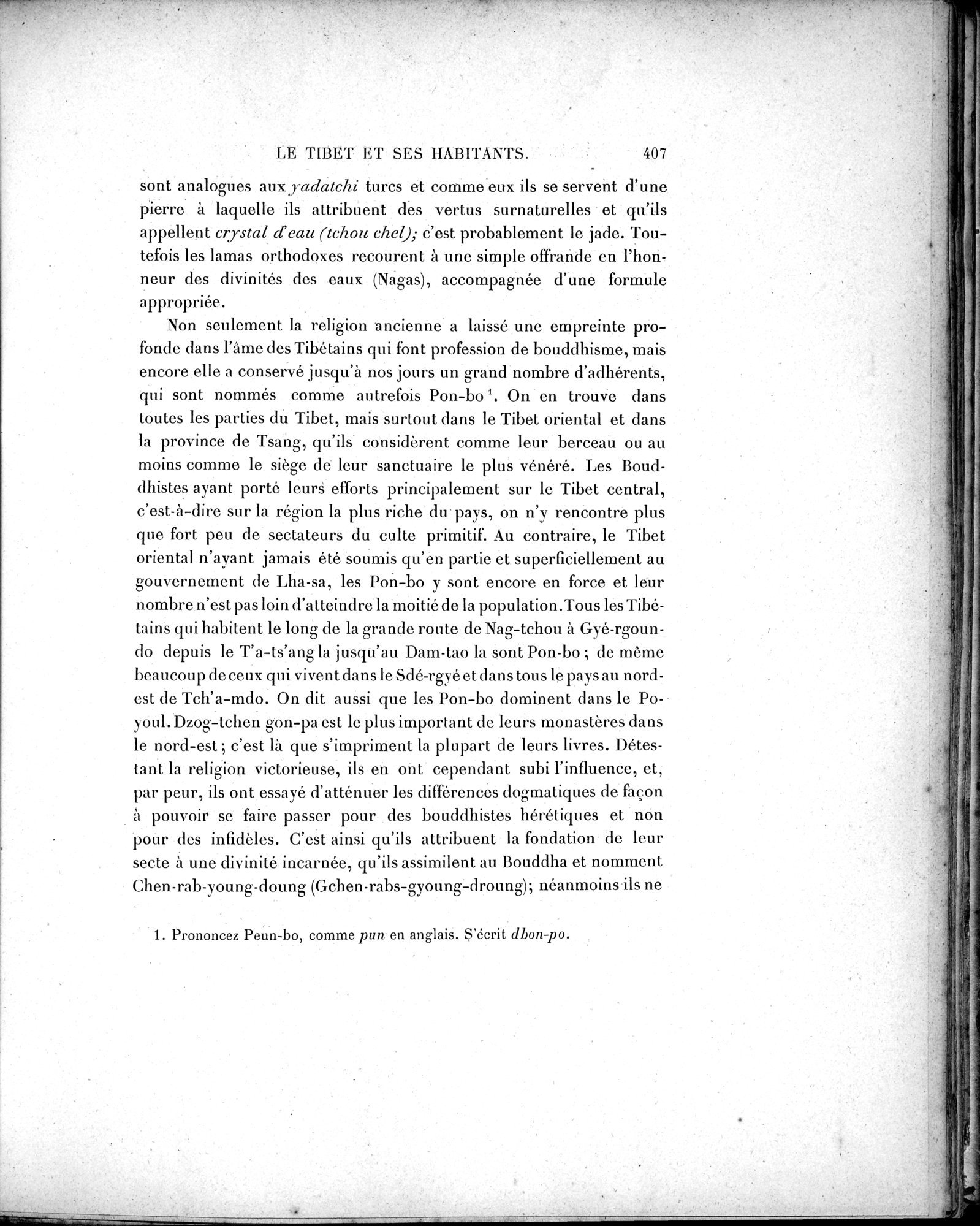 Mission Scientifique dans la Haute Asie 1890-1895 : vol.2 / Page 433 (Grayscale High Resolution Image)