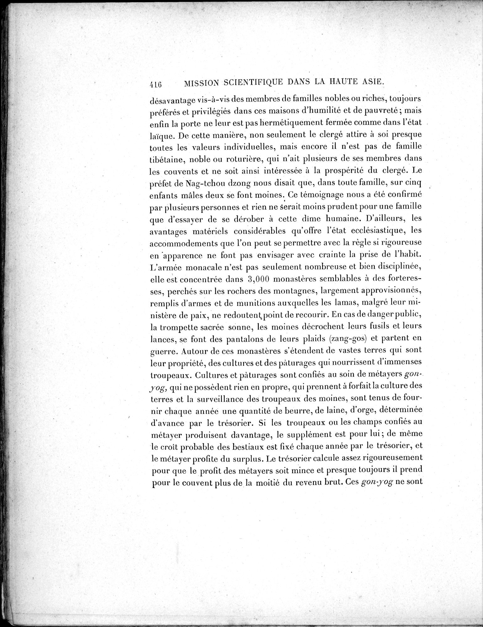 Mission Scientifique dans la Haute Asie 1890-1895 : vol.2 / 442 ページ（白黒高解像度画像）