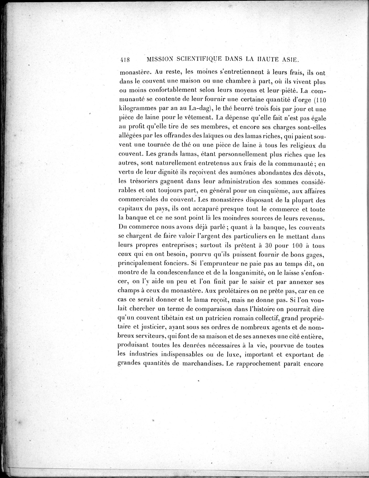 Mission Scientifique dans la Haute Asie 1890-1895 : vol.2 / 444 ページ（白黒高解像度画像）