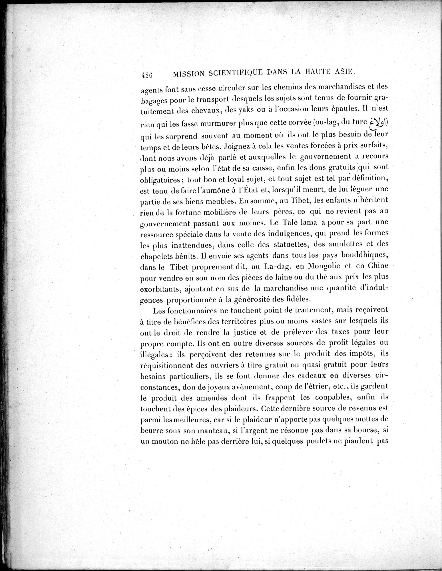 Mission Scientifique dans la Haute Asie 1890-1895 : vol.2 / Page 452 (Grayscale High Resolution Image)