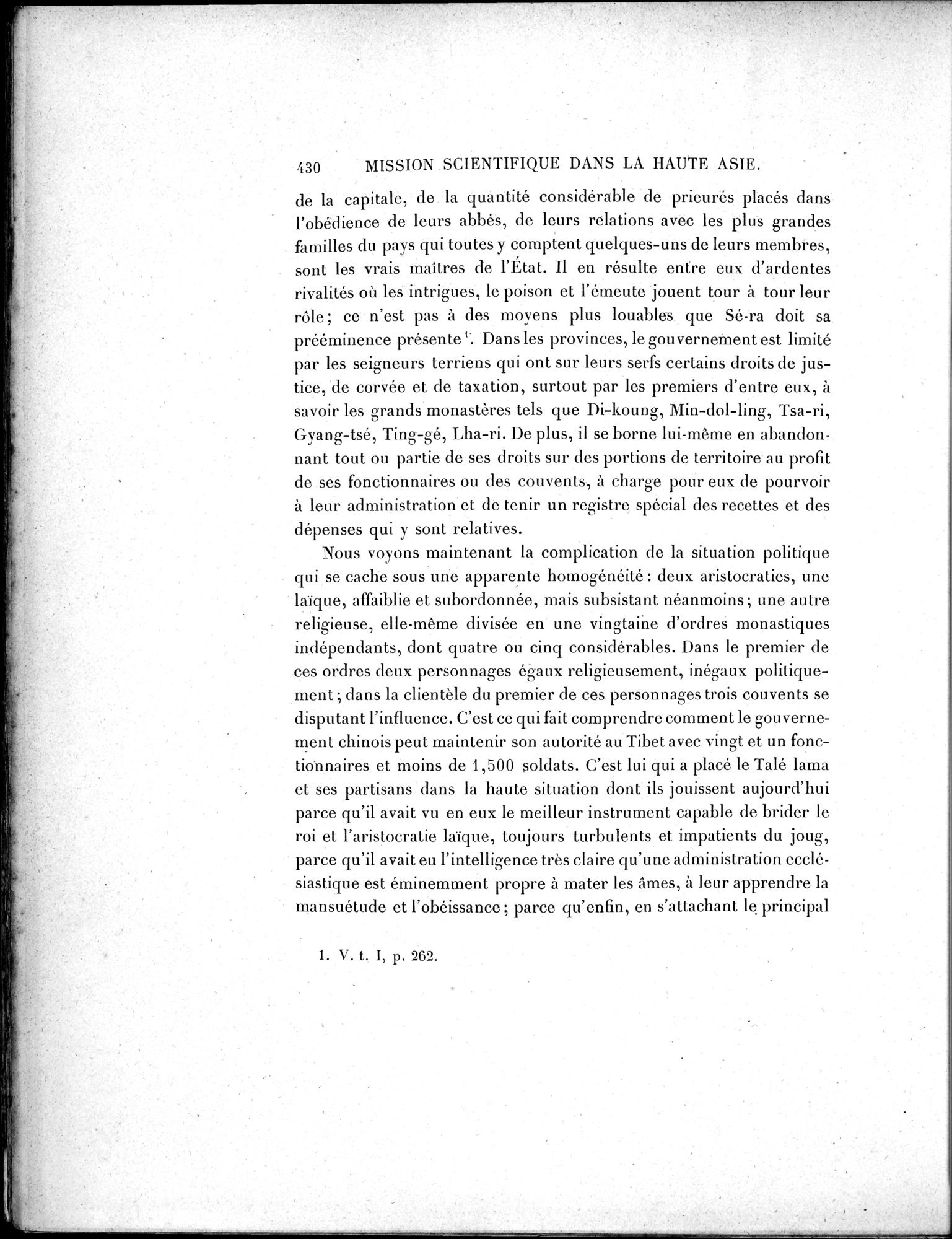 Mission Scientifique dans la Haute Asie 1890-1895 : vol.2 / Page 456 (Grayscale High Resolution Image)