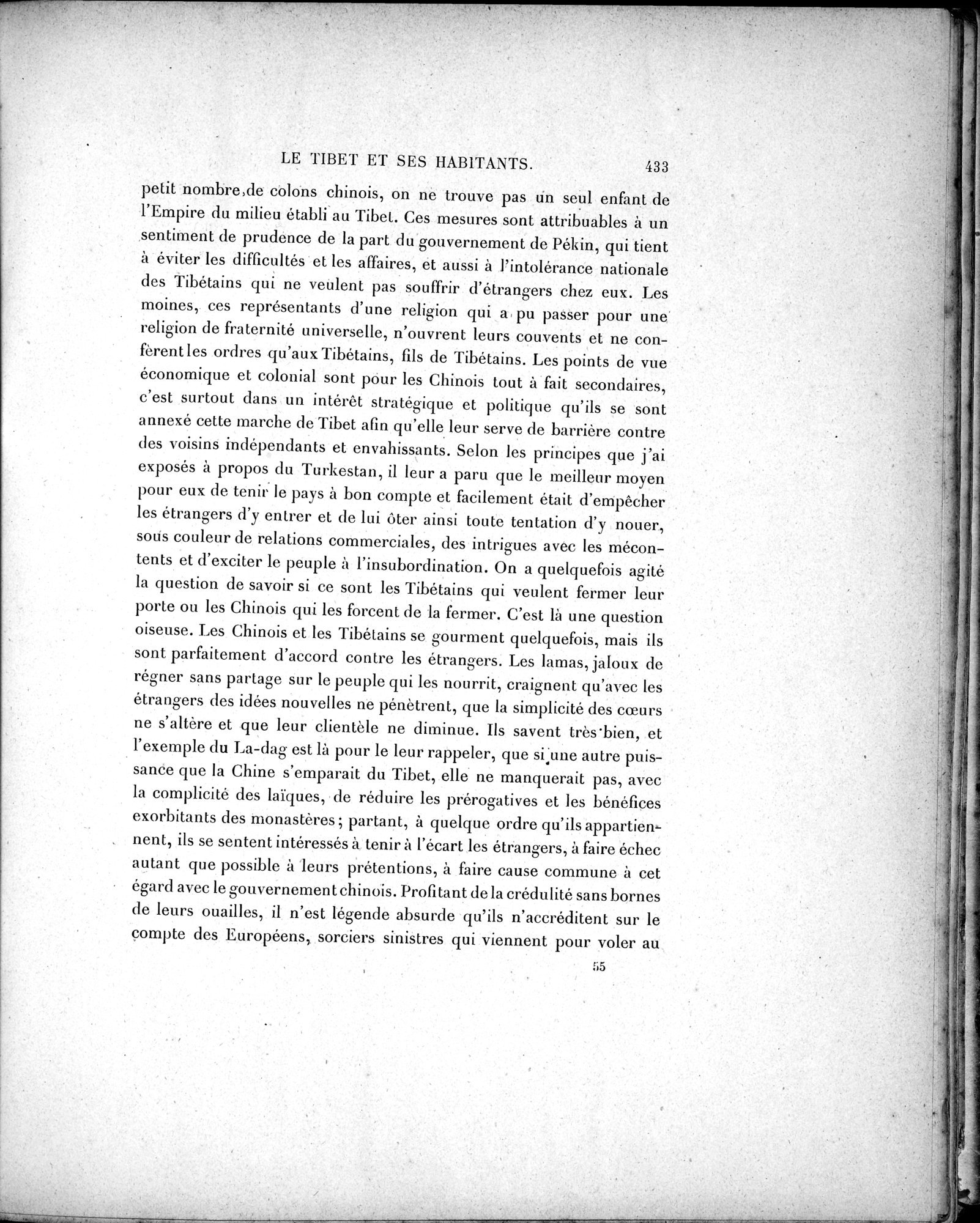 Mission Scientifique dans la Haute Asie 1890-1895 : vol.2 / 459 ページ（白黒高解像度画像）