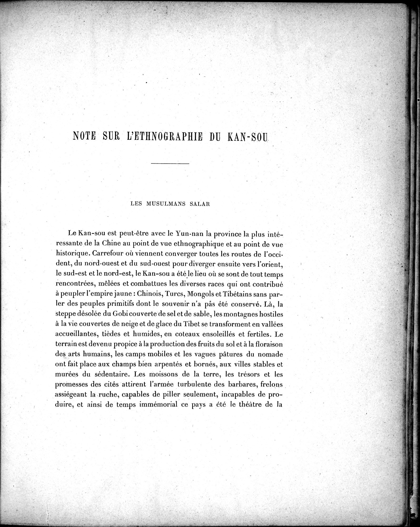Mission Scientifique dans la Haute Asie 1890-1895 : vol.2 / 477 ページ（白黒高解像度画像）