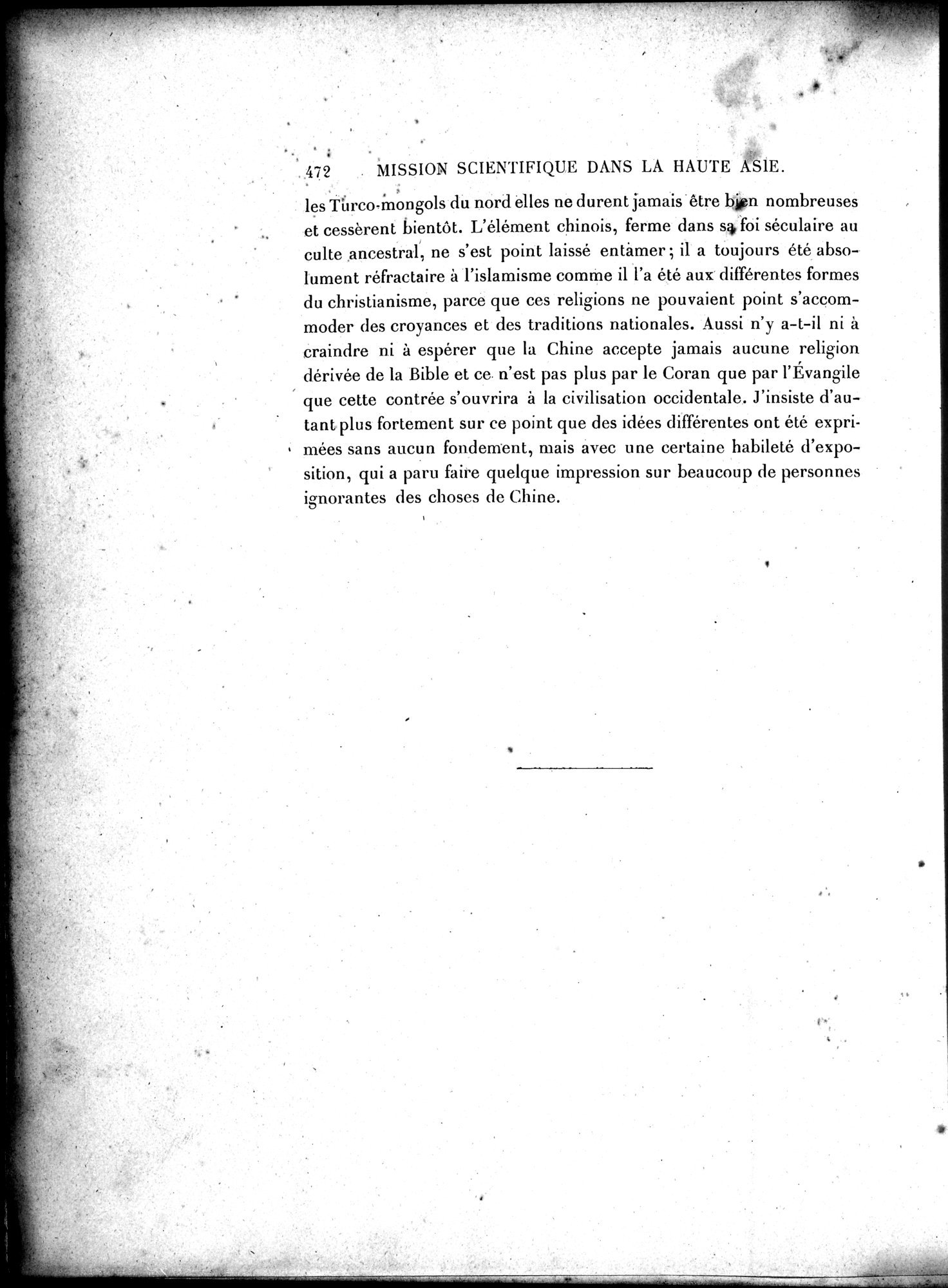 Mission Scientifique dans la Haute Asie 1890-1895 : vol.2 / 498 ページ（白黒高解像度画像）