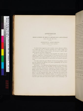 Mission Scientifique dans la Haute Asie 1890-1895 : vol.3 : Page 300