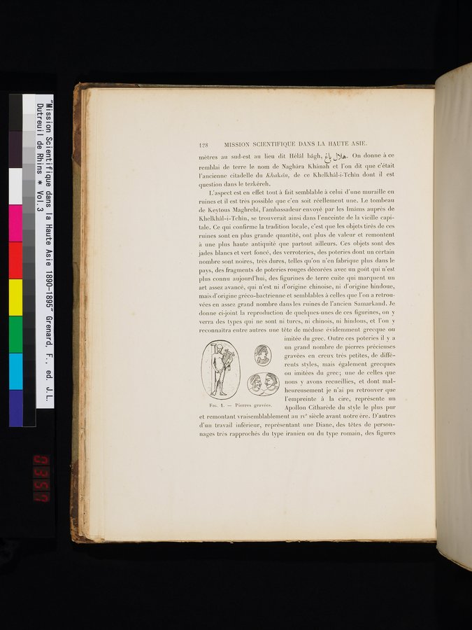 Mission Scientifique dans la Haute Asie 1890-1895 : vol.3 / 138 ページ（カラー画像）