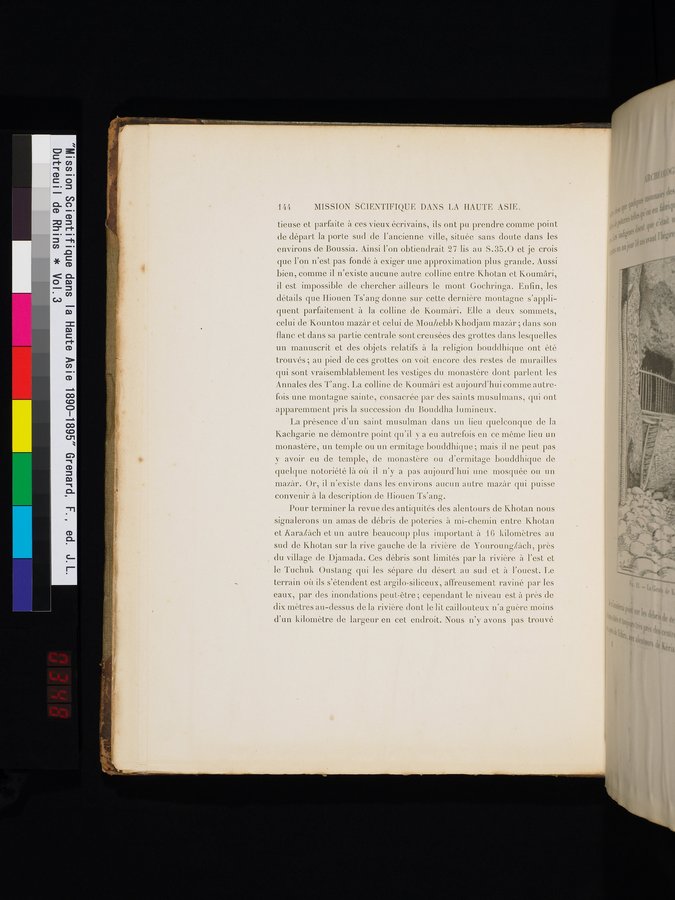 Mission Scientifique dans la Haute Asie 1890-1895 : vol.3 / 160 ページ（カラー画像）