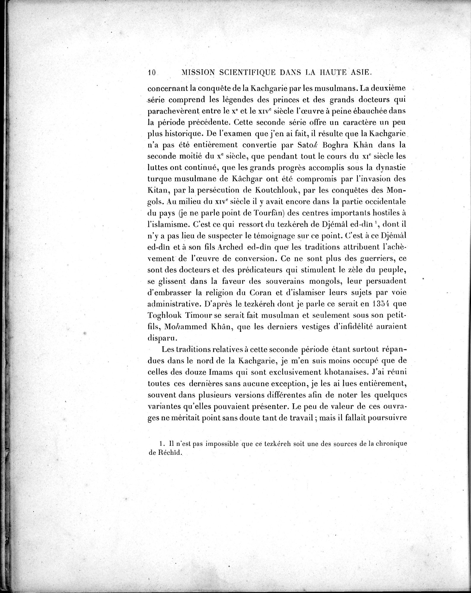 Mission Scientifique dans la Haute Asie 1890-1895 : vol.3 / Page 20 (Grayscale High Resolution Image)