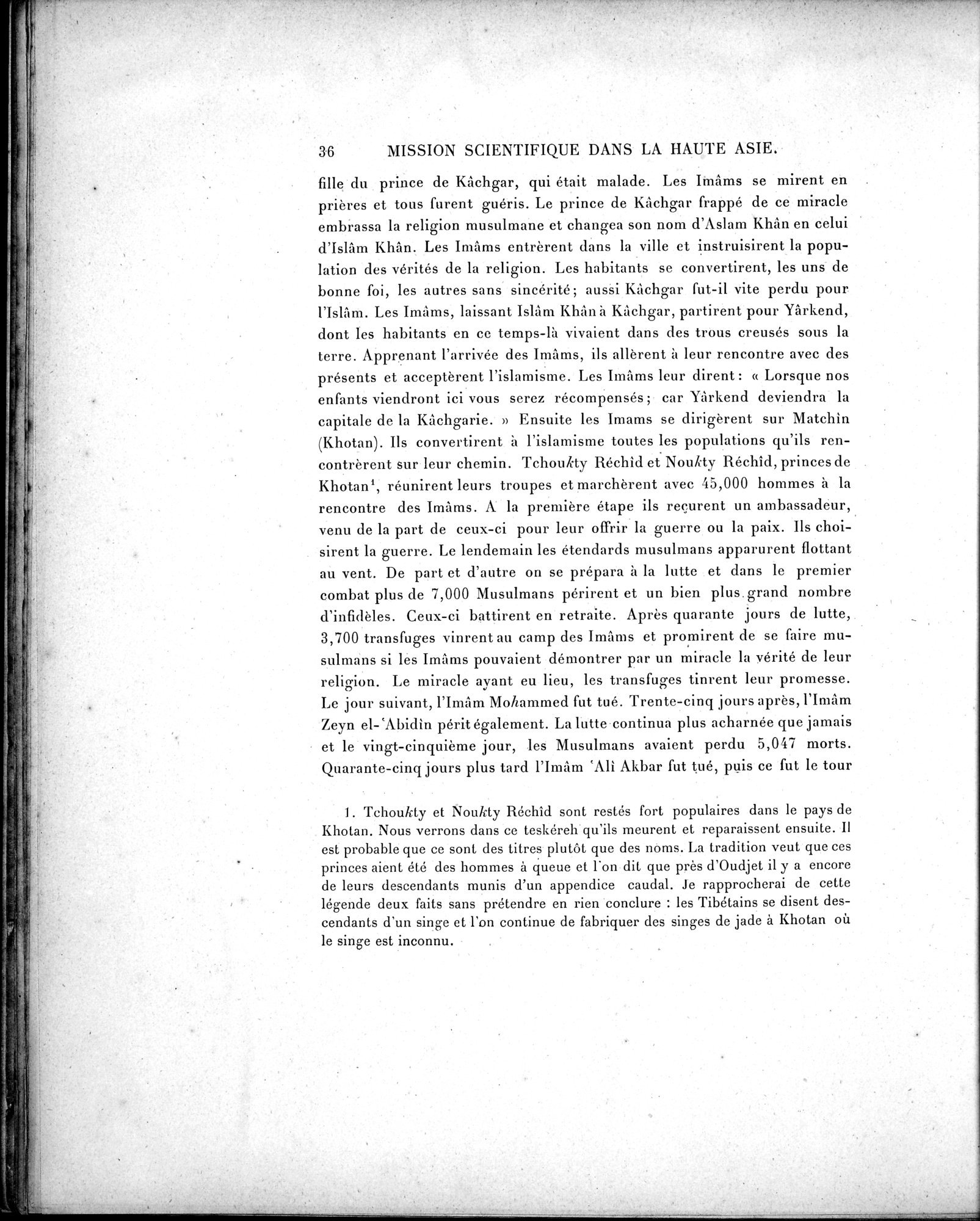 Mission Scientifique dans la Haute Asie 1890-1895 : vol.3 / 46 ページ（白黒高解像度画像）
