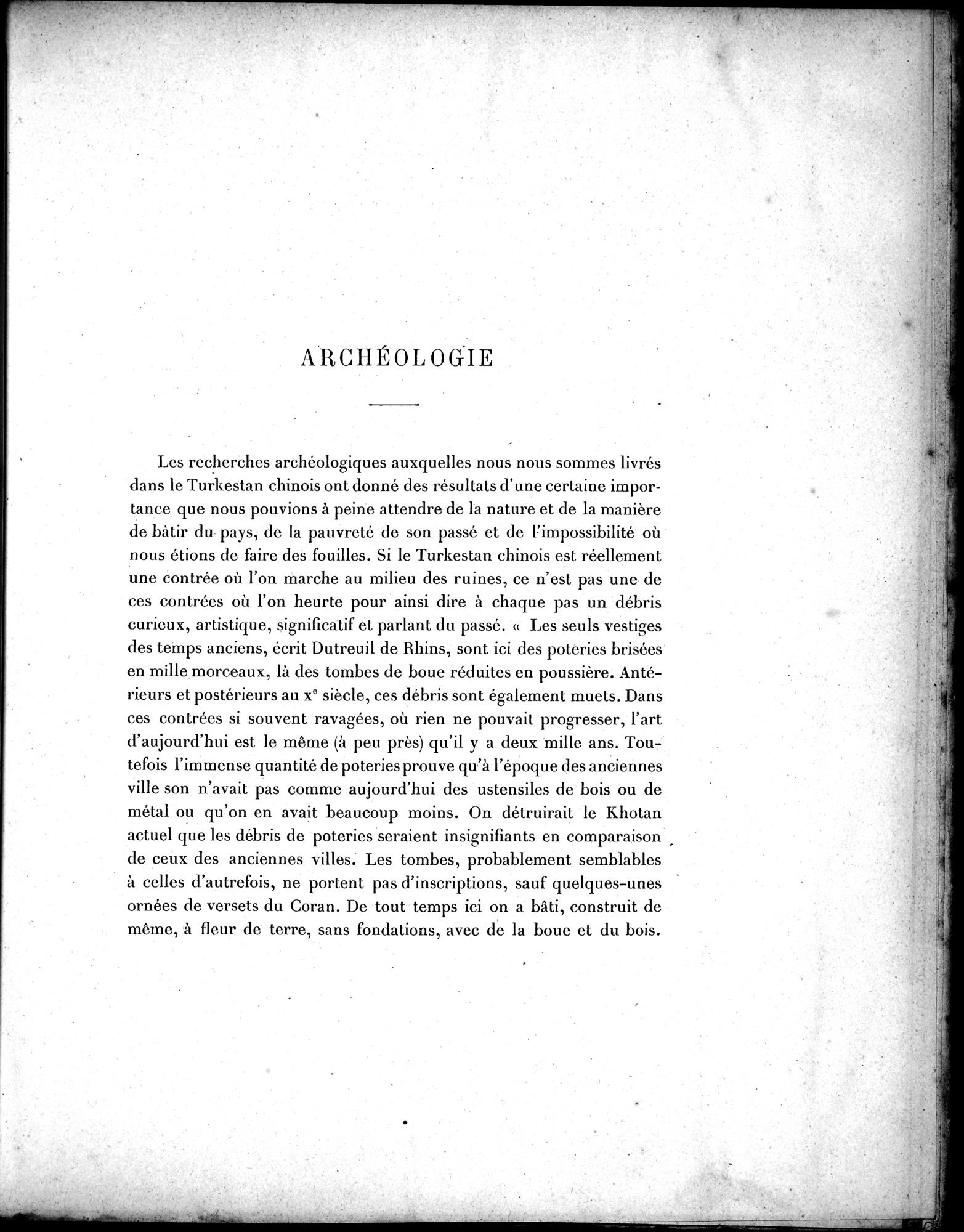 Mission Scientifique dans la Haute Asie 1890-1895 : vol.3 / 135 ページ（白黒高解像度画像）