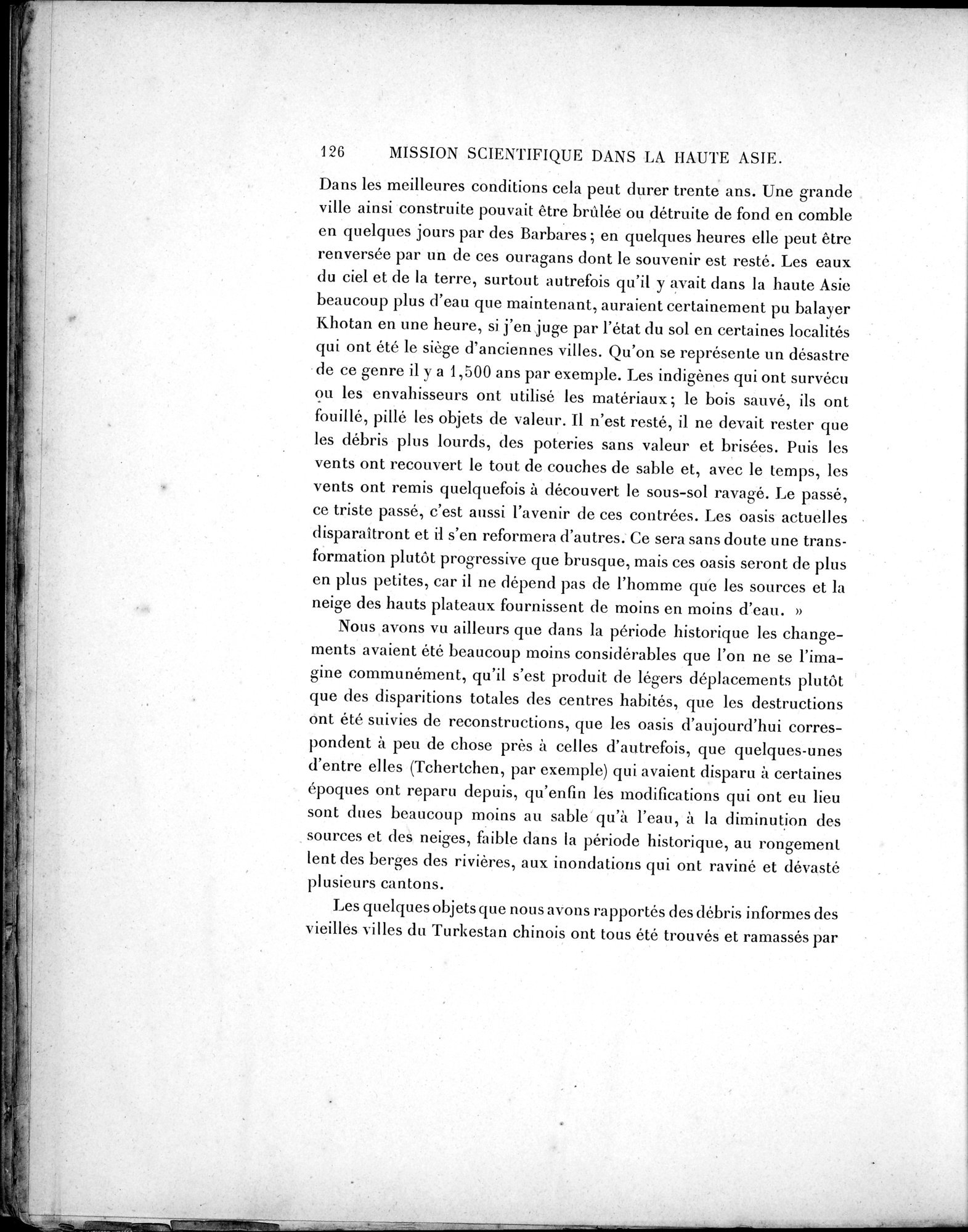 Mission Scientifique dans la Haute Asie 1890-1895 : vol.3 / Page 136 (Grayscale High Resolution Image)